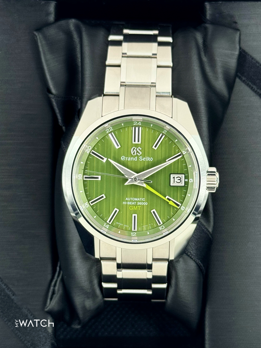 2025 Grand Seiko GMT 40mm SBGJ259G Stainless Steel Green Dial - MyWatchLLC