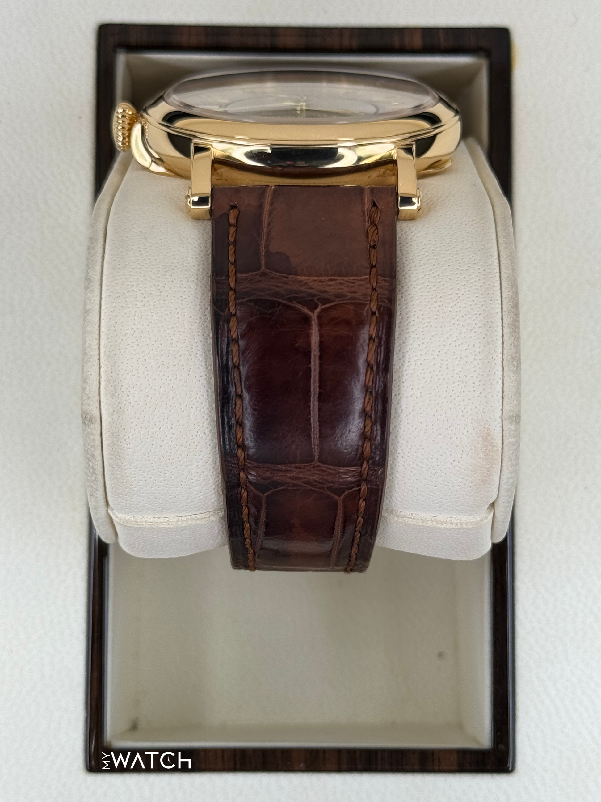 2013 Patek Philippe Calatrava 38mm 5153J Yellow Gold Silver Dial - MyWatchLLC