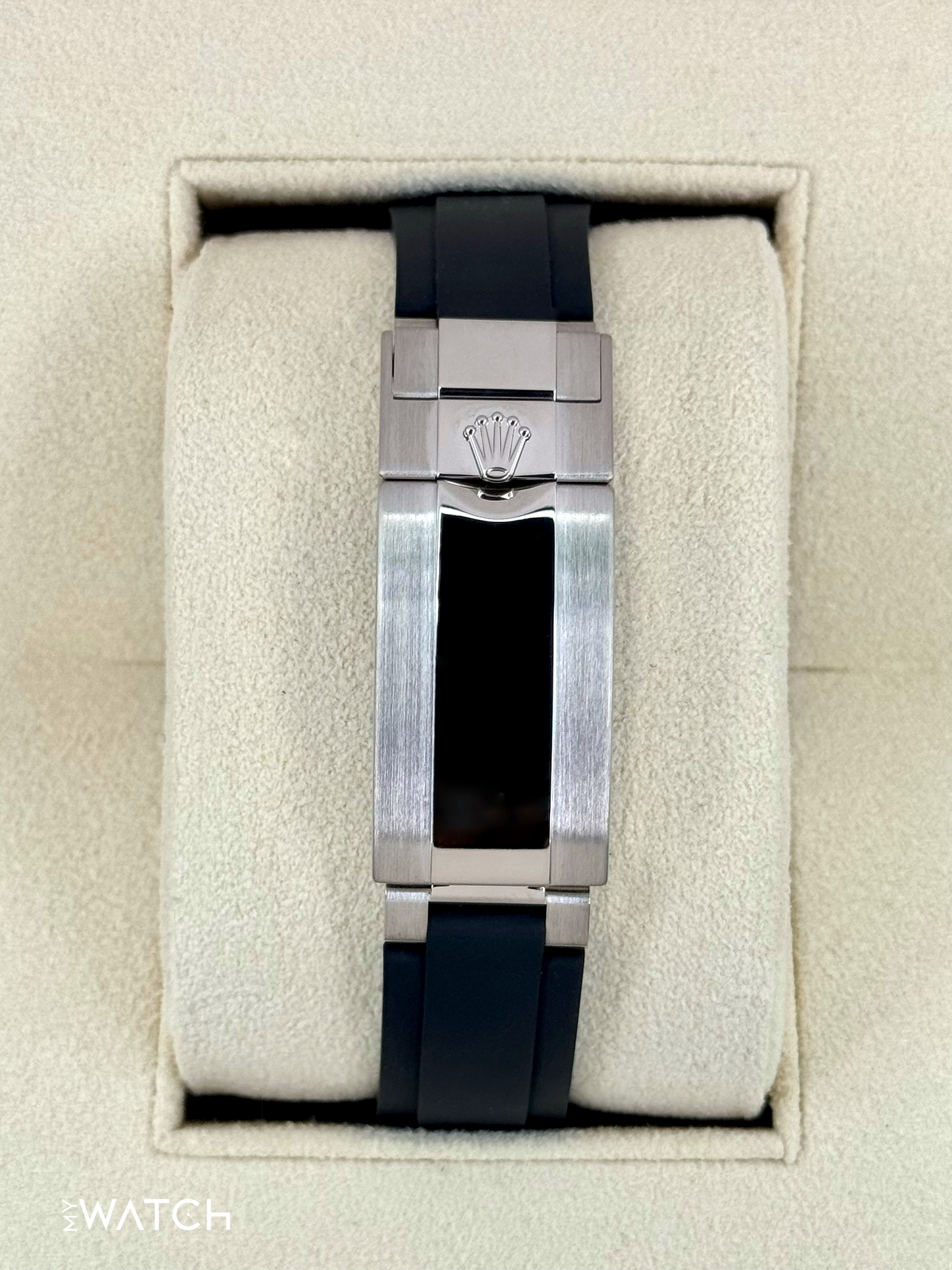 2024 Rolex Yacht-Master 42mm 226659 White Gold Oysterflex Black Dial - MyWatchLLC