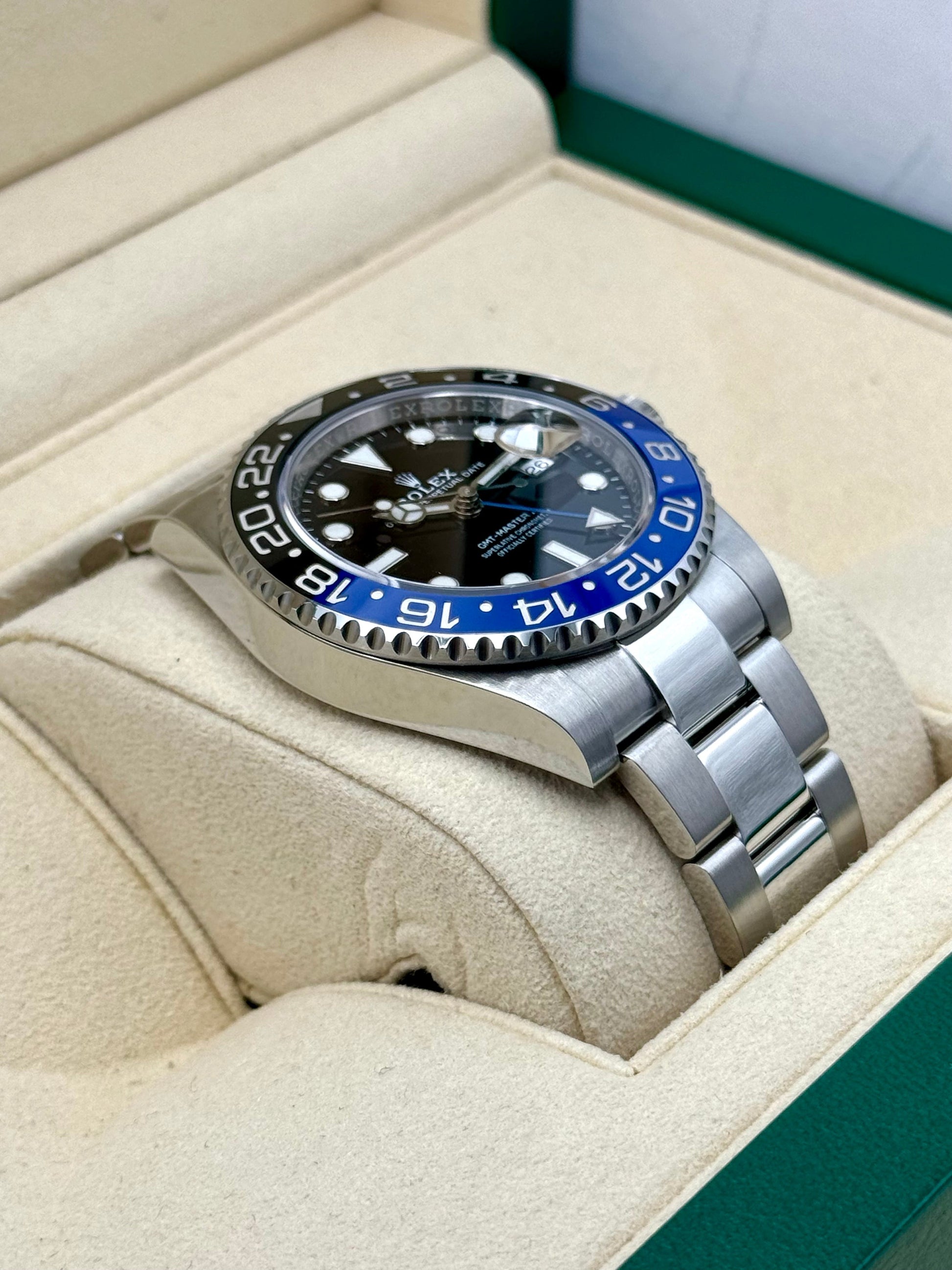 2020 Rolex GMT-Master II "Batman" 40mm 126710BLNR Oyster - MyWatchLLC