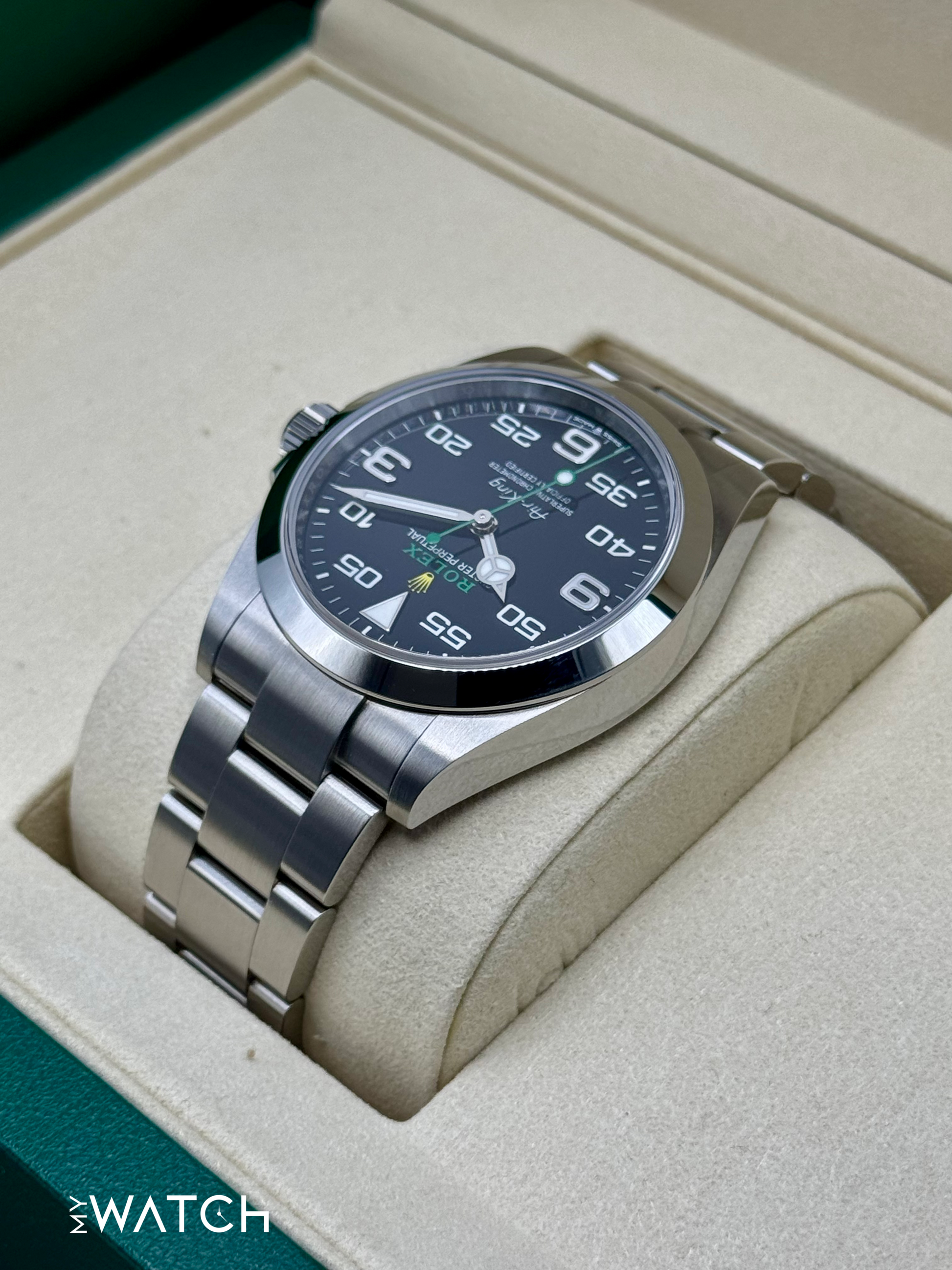 2025 Rolex Air-King 40mm 126900 Stainless Steel Black Dial - MyWatchLLC