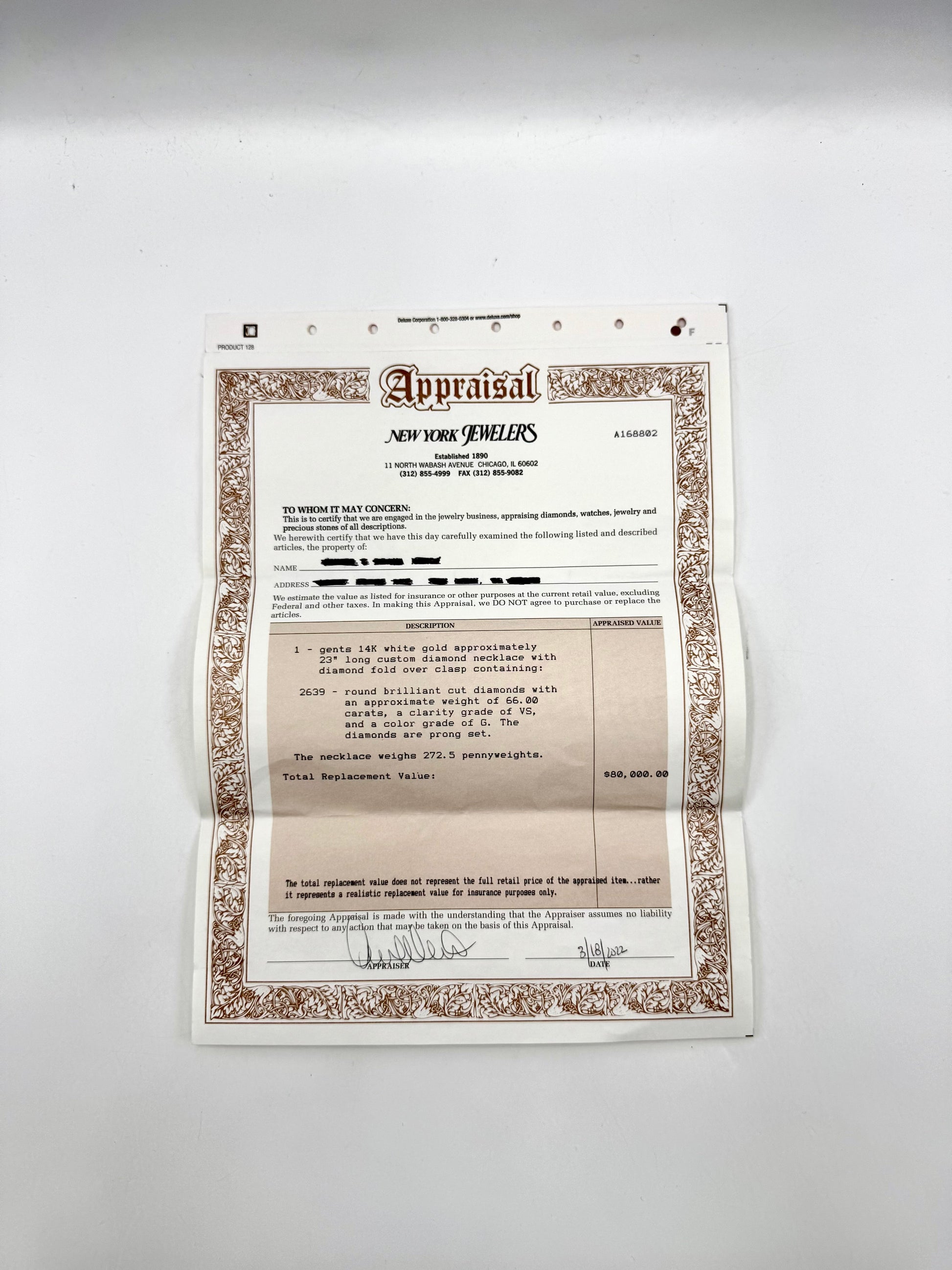 Iced Out Diamond Prong Cuban Link 14K White Gold Chain 423grams 66ct VS - MyWatchLLC