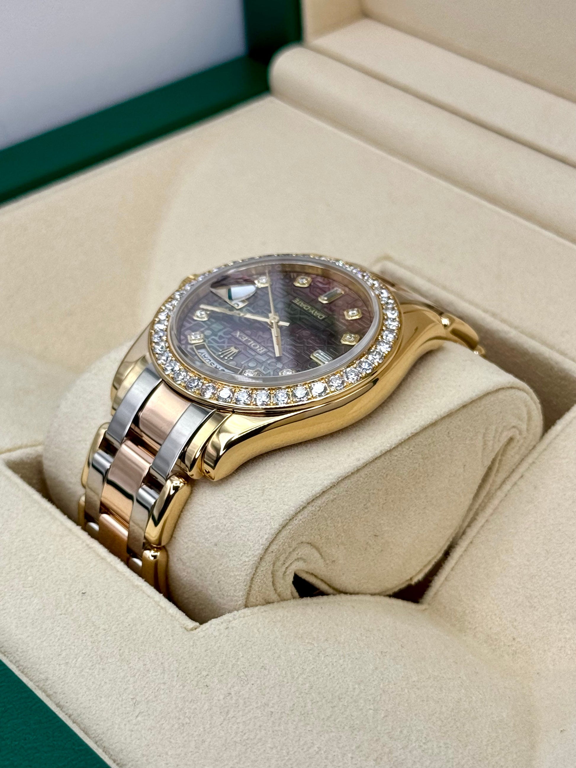 2011 Rolex Day-Date Masterpiece 39mm 18948 Tridor Tahitian Mother of Pearl Dial - MyWatchLLC