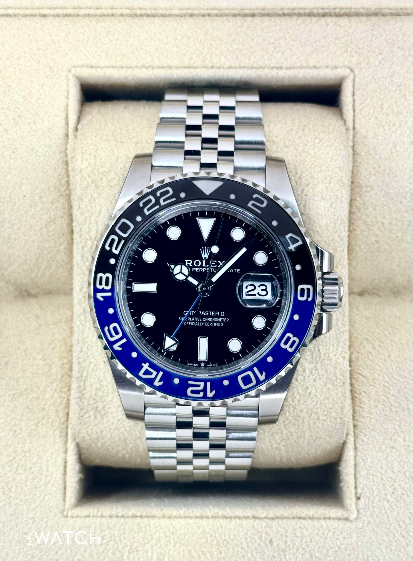2022 Rolex GMT-Master II "Batgirl" 40mm 126710BLNR Jubilee - MyWatchLLC