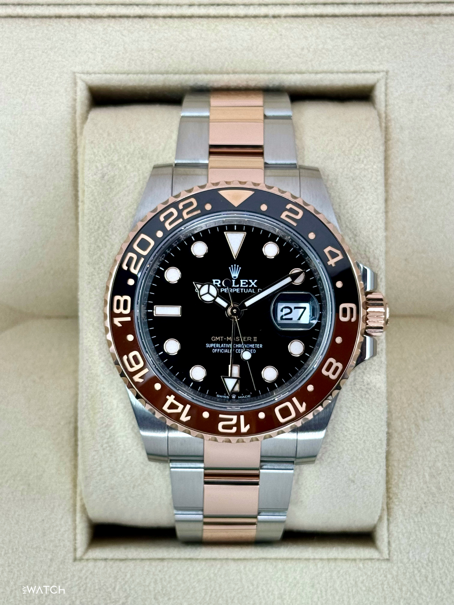 2022 Rolex GMT-Master II "Rootbeer" 40mm 126711CHNR Two-Tone