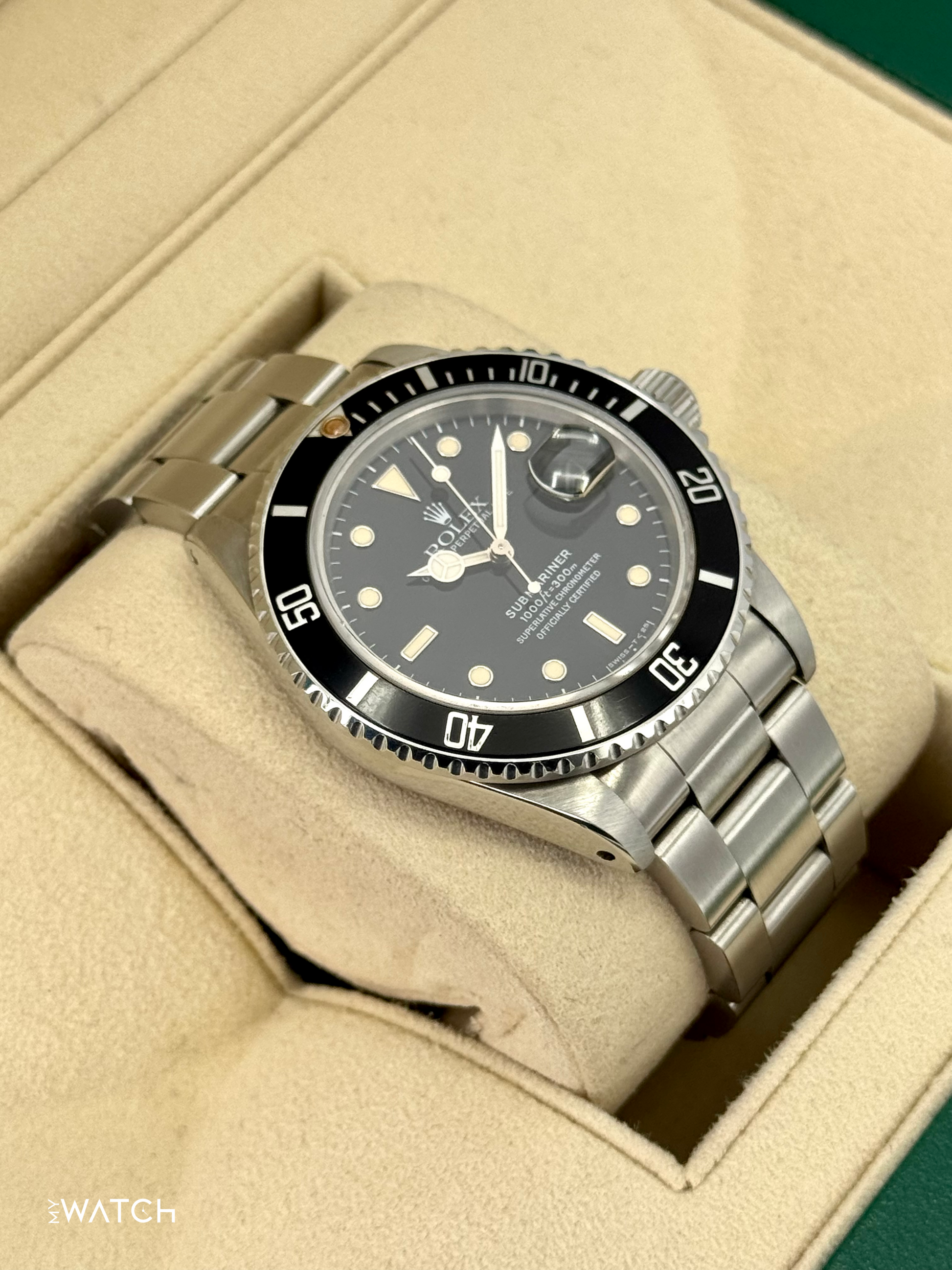 1982 Rolex Submariner 40mm 16800 Stainless Steel Black Dial - MyWatchLLC