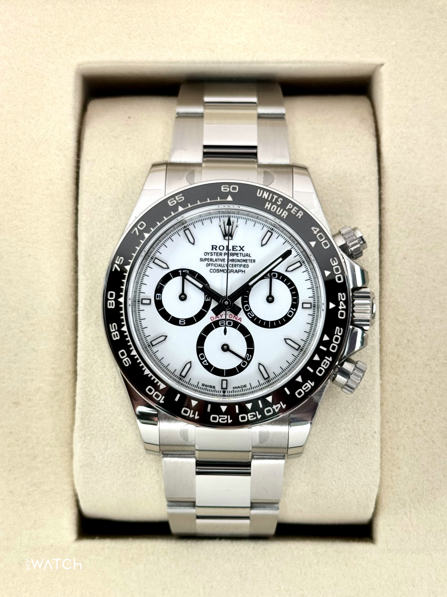 NEW 2025 Rolex Daytona 40mm 126500LN Stainless Steel Panda Dial (STICKERED) - MyWatchLLC
