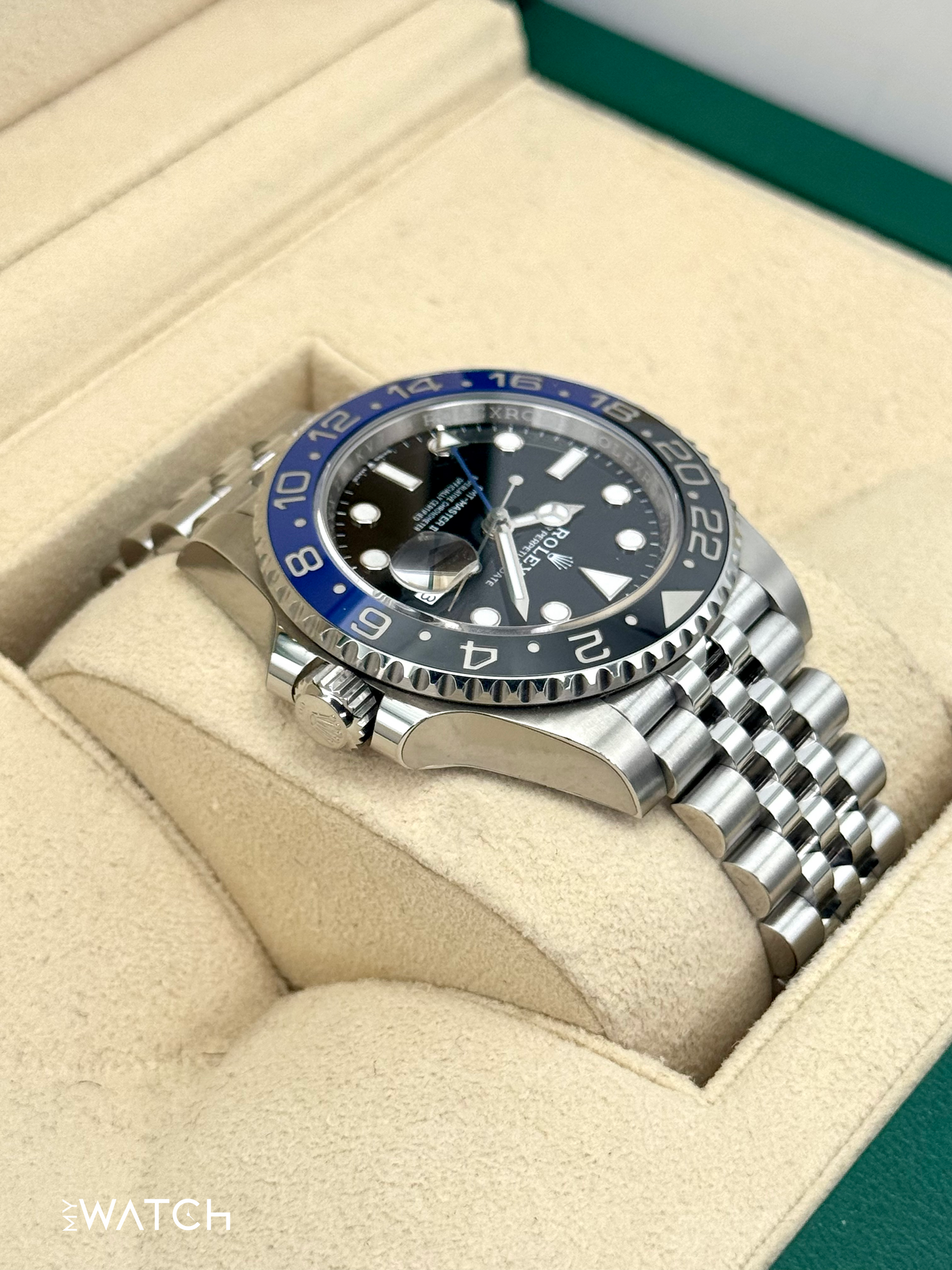 2022 Rolex GMT-Master II "Batgirl" 40mm 126710BLNR Jubilee - MyWatchLLC