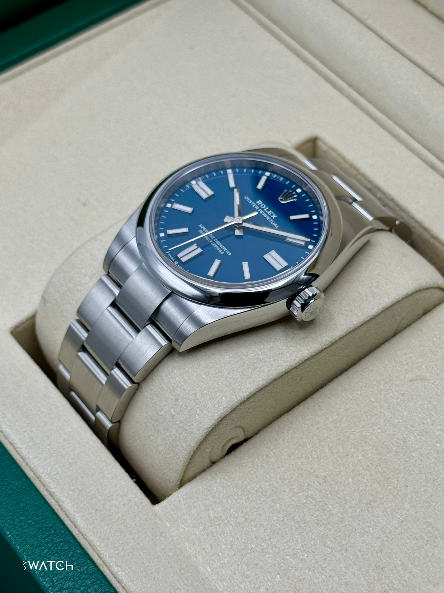 NEW 2025 Rolex Oyster Perpetual 41mm 134300 Med Blue Dial