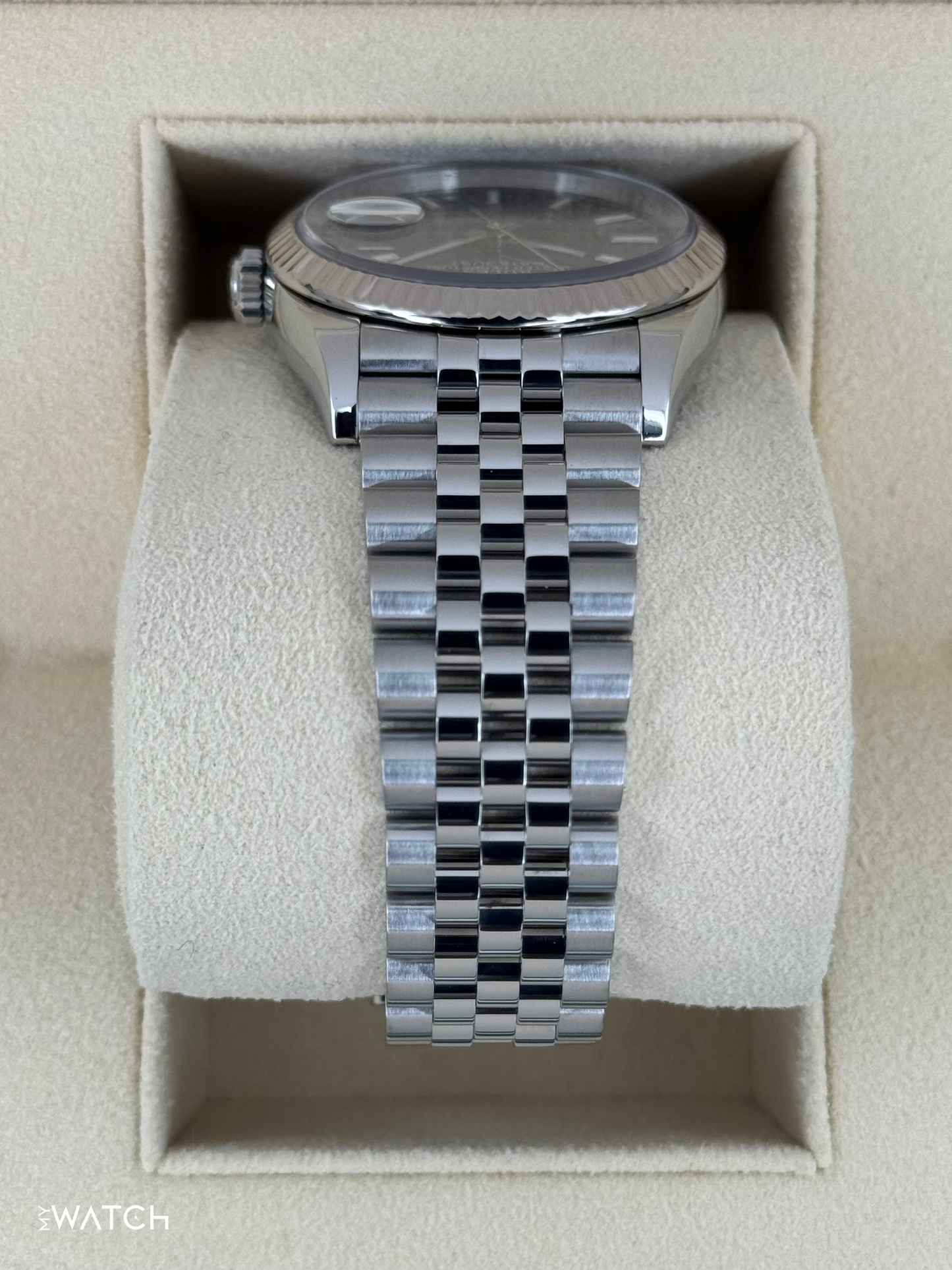 2024 Rolex Datejust 36mm 126234 Stainless Steel Jubilee Black Dial - MyWatchLLC