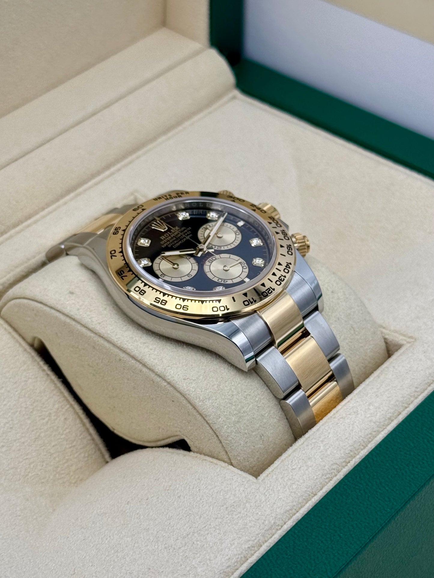 NEW 2025 Rolex Daytona 40mm 126503 Two-Tone Black Diamond Dial - MyWatchLLC