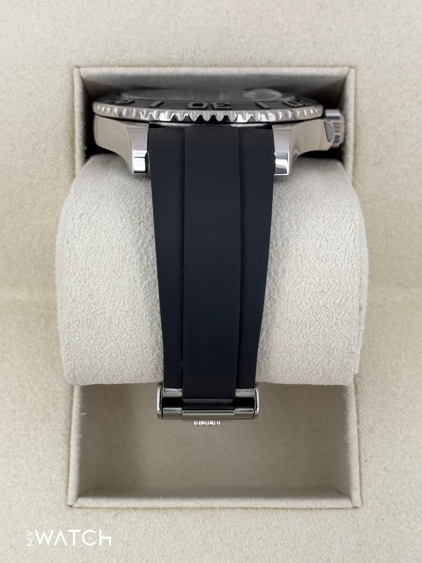 2020 Rolex Yacht-Master 42mm 226659 White Gold Oysterflex Black Dial - MyWatchLLC