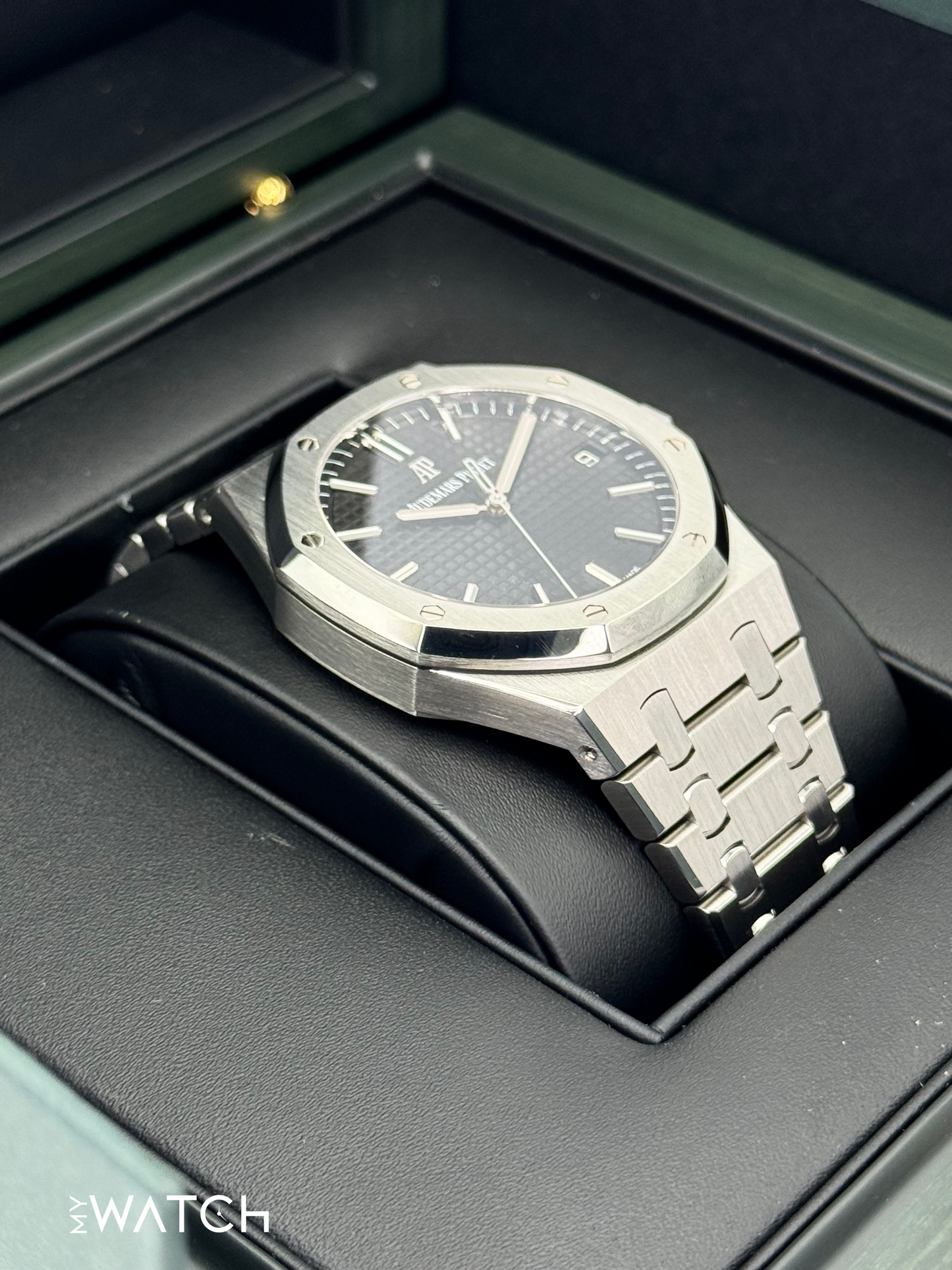 2022 Audemars Piguet Royal Oak 41mm 15500ST Black Dial - MyWatchLLC