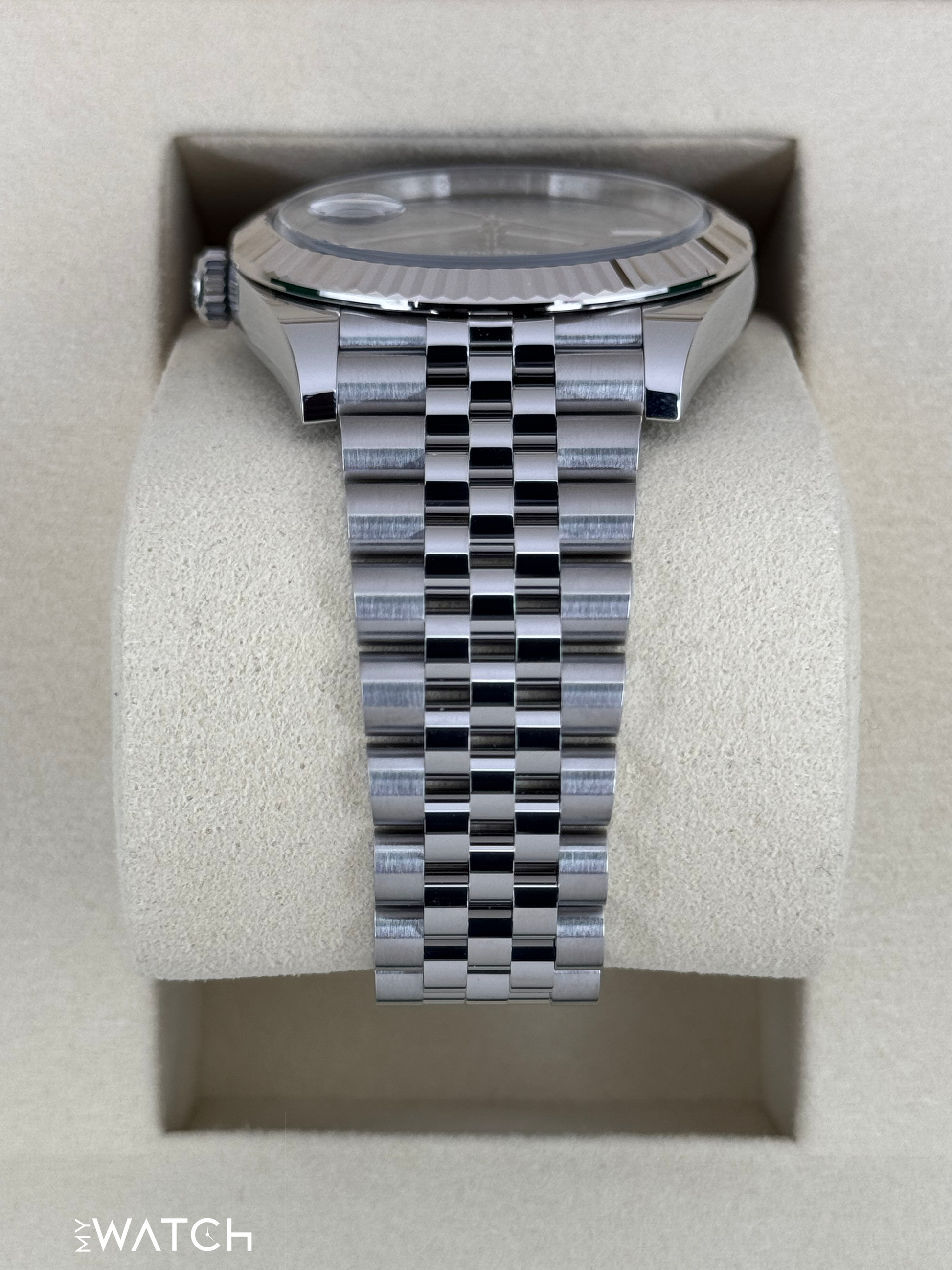 NEW 2025 Rolex Datejust 41mm 126334 Jubilee Wimbledon Dial - MyWatchLLC