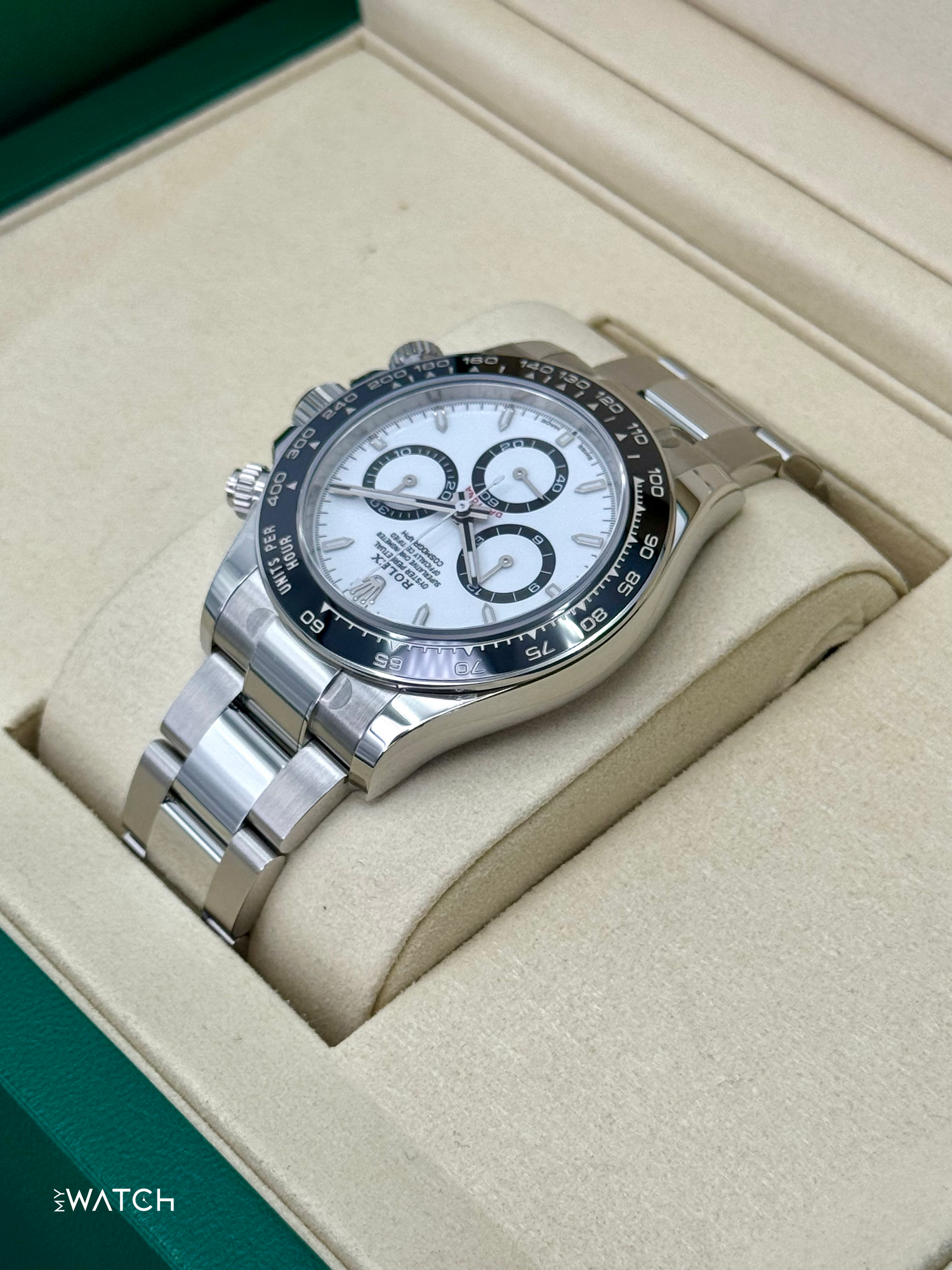 NEW 2025 Rolex Daytona 40mm 126500LN Stainless Steel Panda Dial (STICKERED) - MyWatchLLC