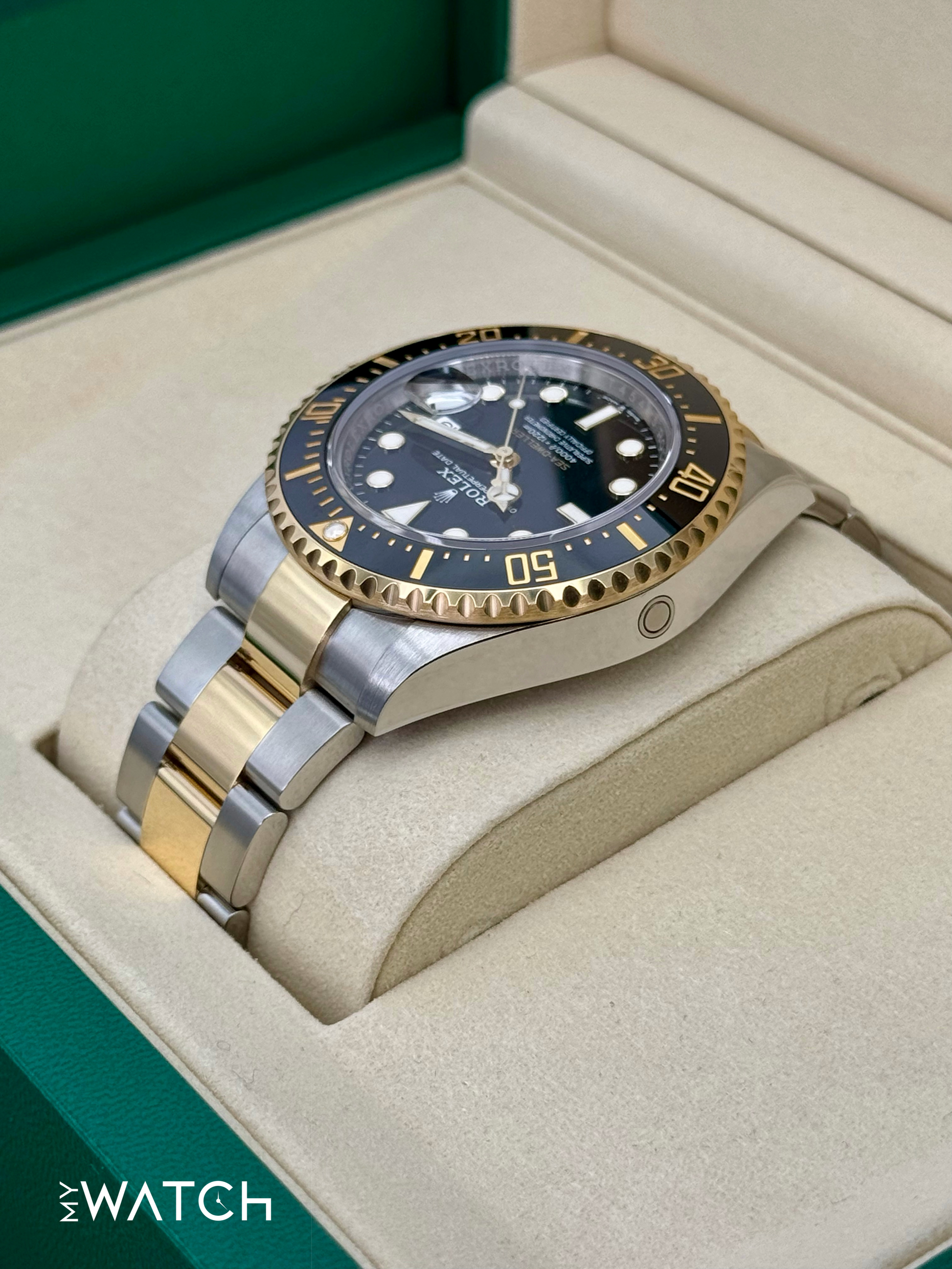 New 2025 Rolex Sea-Dweller 43mm 126603 Two-Tone Black Dial - MyWatchLLC