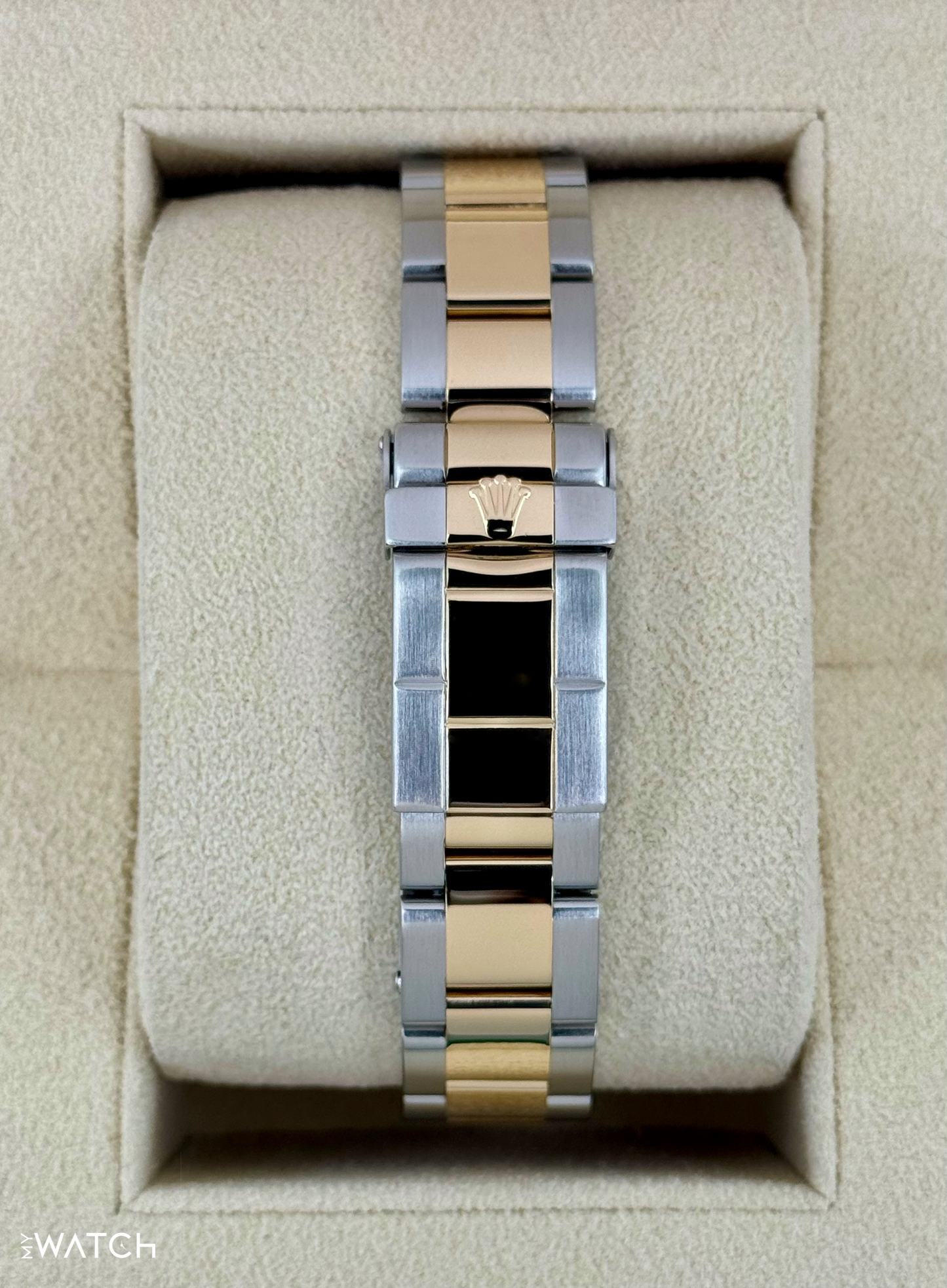 1999 Rolex Yacht-Master 35mm 68623 Two-Tone Blue Dial - MyWatchLLC