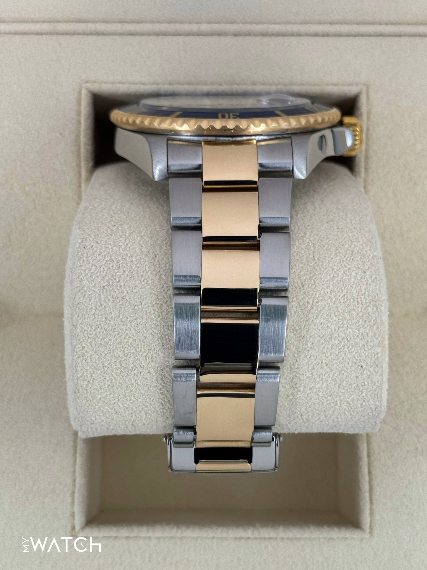 2004 Rolex Submariner "Bluesy" 40mm 16613 Two-Tone Blue Dial - MyWatchLLC