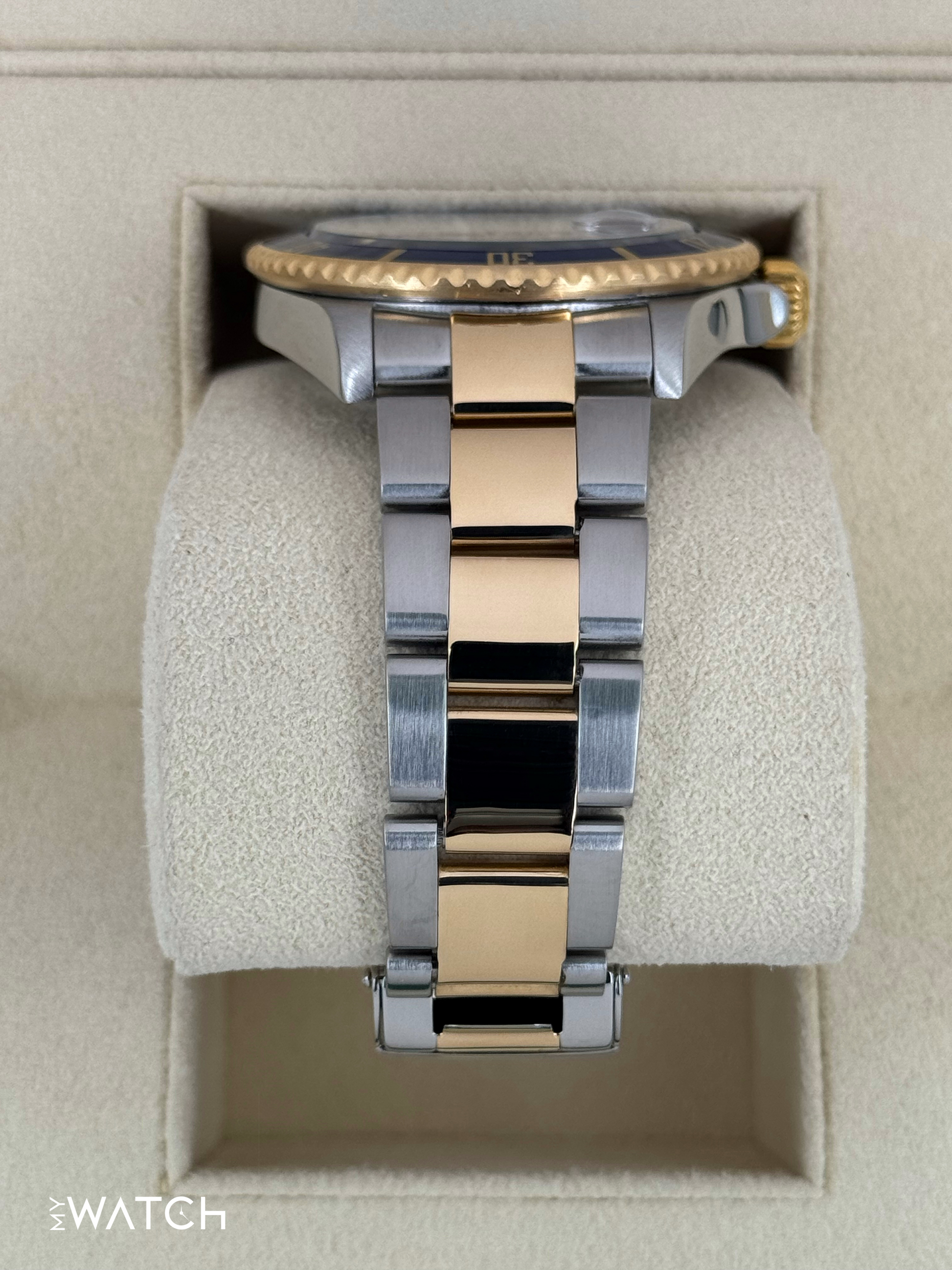 2004 Rolex Submariner "Bluesy" 40mm 16613 Two-Tone Blue Dial - MyWatchLLC