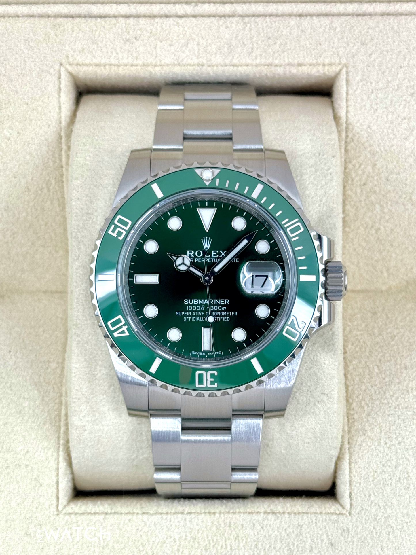 2019 Rolex Submariner "Hulk" 40mm 116610LV Green Dial - MyWatchLLC