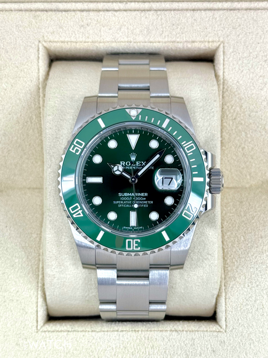 2019 Rolex Submariner "Hulk" 40mm 116610LV Green Dial - MyWatchLLC
