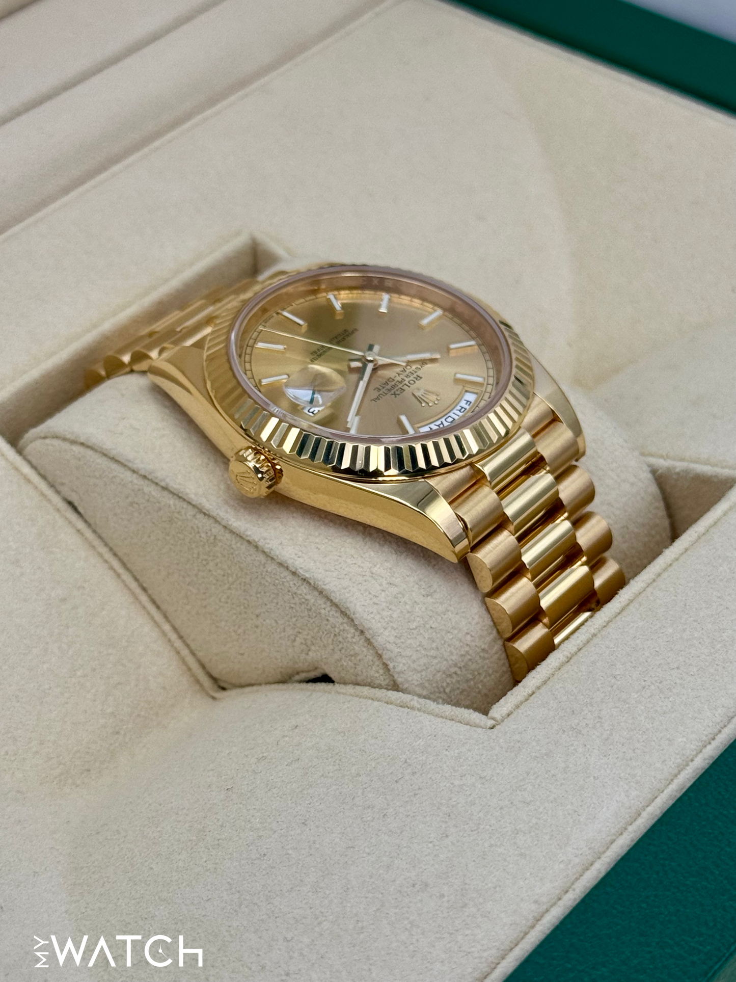 2023 Rolex Day-Date 40mm 228238 Presidential Champagne Dial - MyWatchLLC