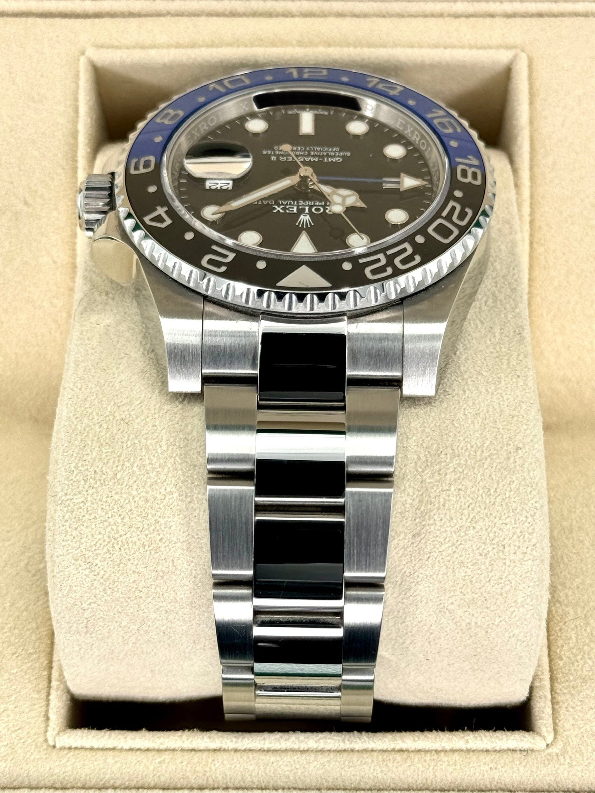 2018 Rolex GMT-Master II "Batman" 40mm 116710BLNR Oyster Black Dial - MyWatchLLC