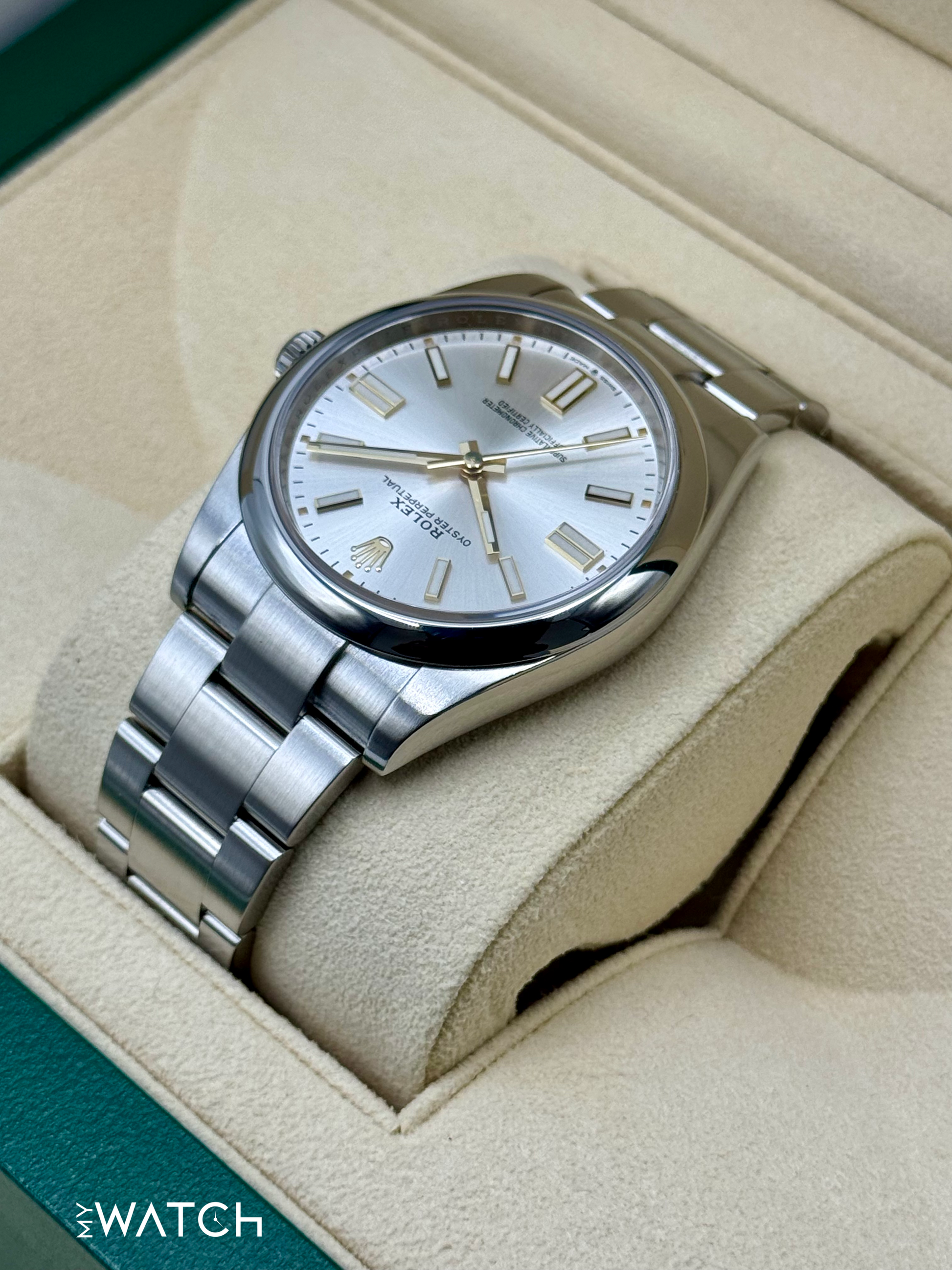 2023 Rolex Oyster Perpetual 41mm 124300 Silver Dial - MyWatchLLC