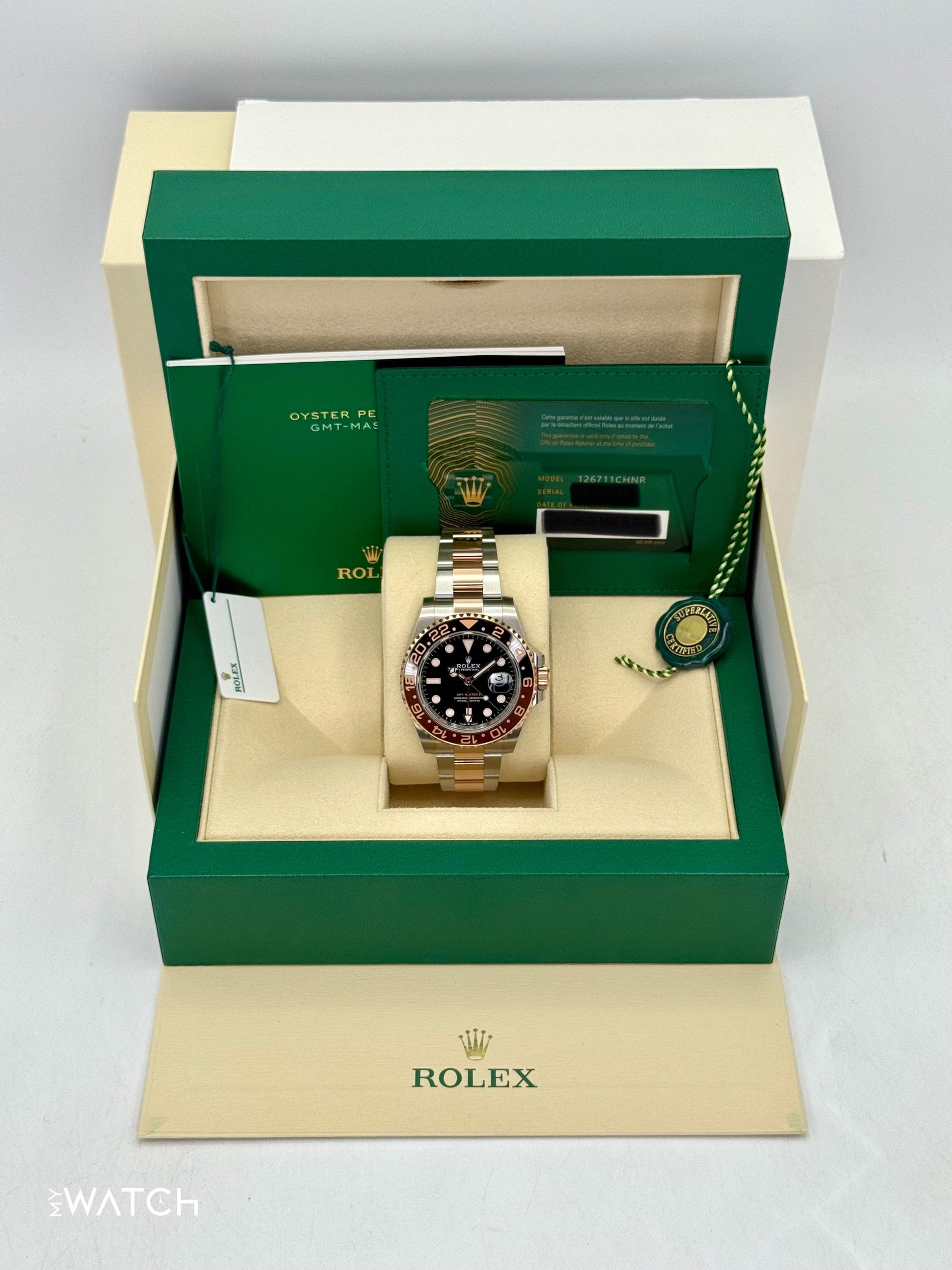 2024 Rolex GMT-Master II "Rootbeer" 40mm 126711CHNR Two-Tone - MyWatchLLC