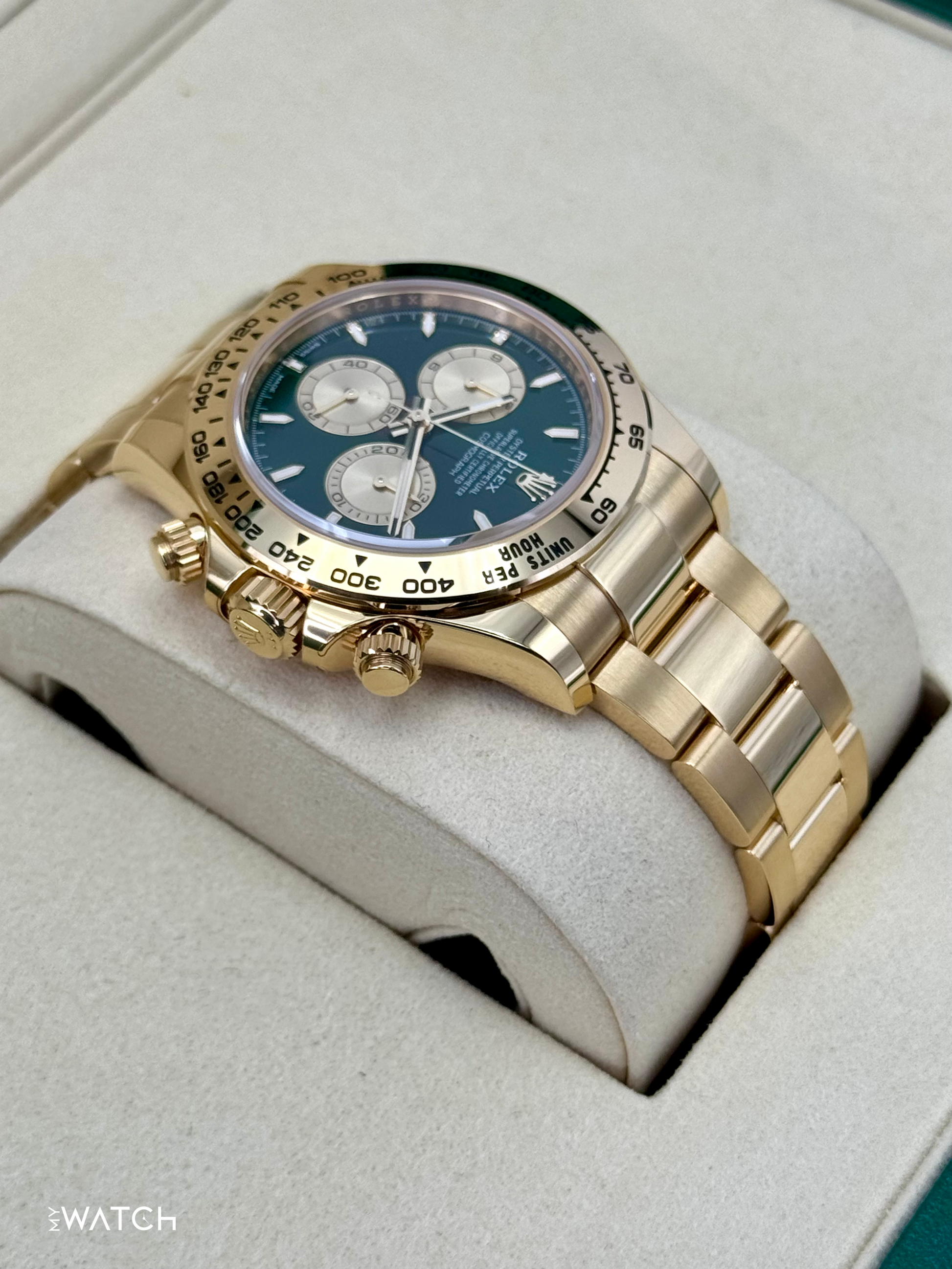 NEW 2025 Rolex Daytona "John Mayer" 40mm 126508 Yellow Gold Green Dial - MyWatchLLC
