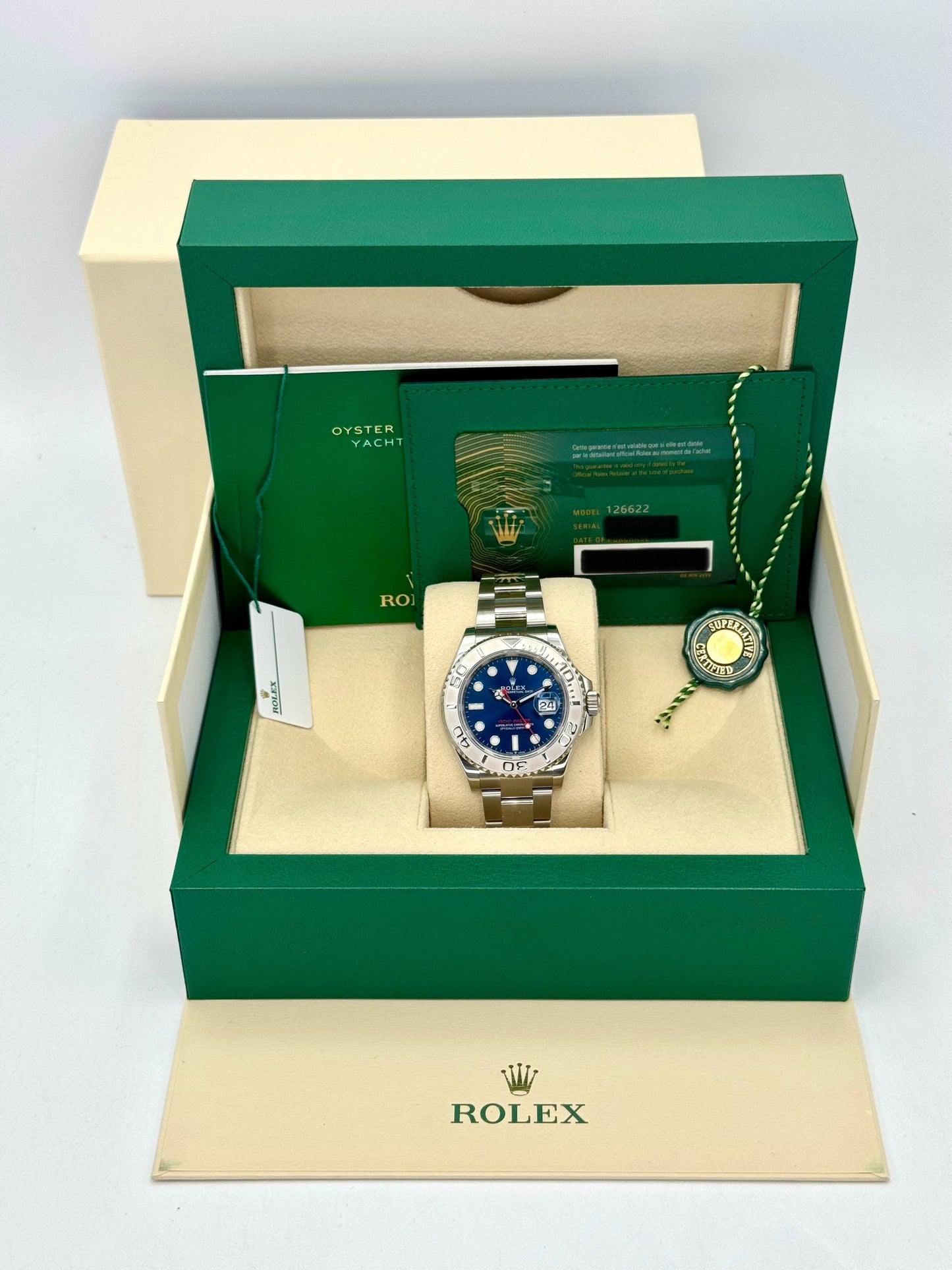 2023 Rolex Yacht-Master 40mm 126622 Blue Dial