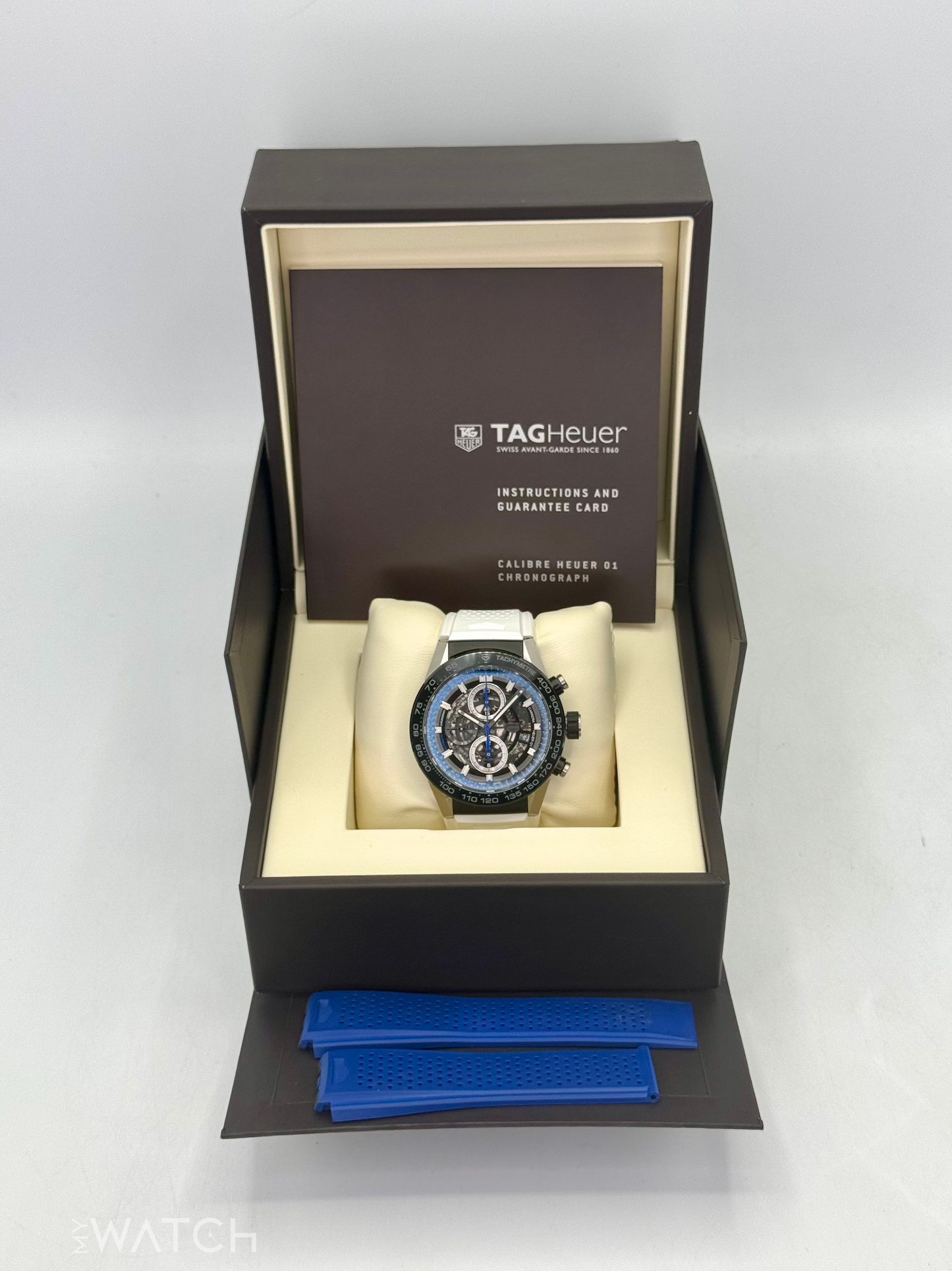 2017 Tag Heuer Carrera Calibre Heuer 01 45mm CAR2A1T.FT6052 Skeletonized - MyWatchLLC