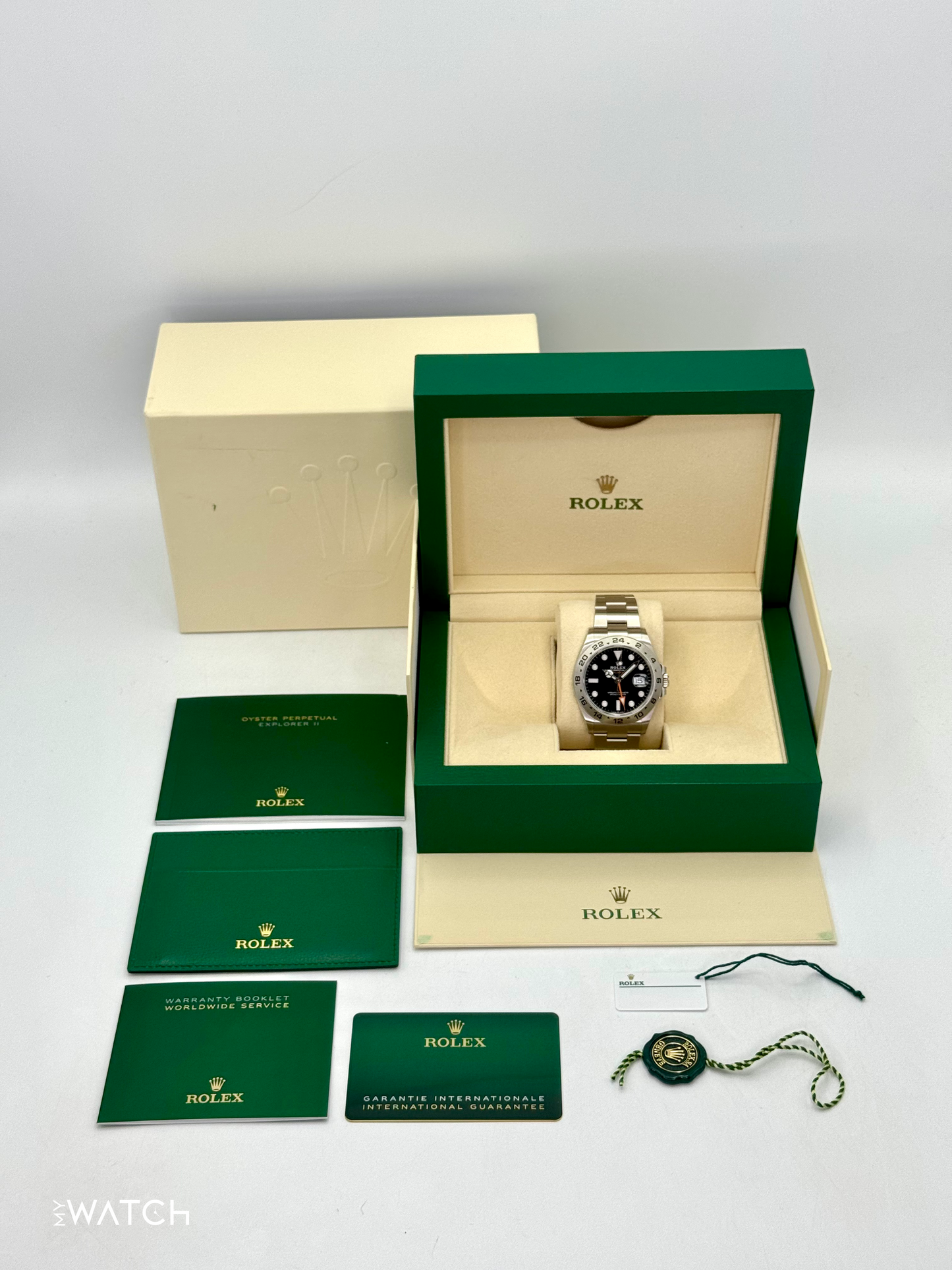 2024 Rolex Explorer II 42mm 226570 Black Dial - MyWatchLLC
