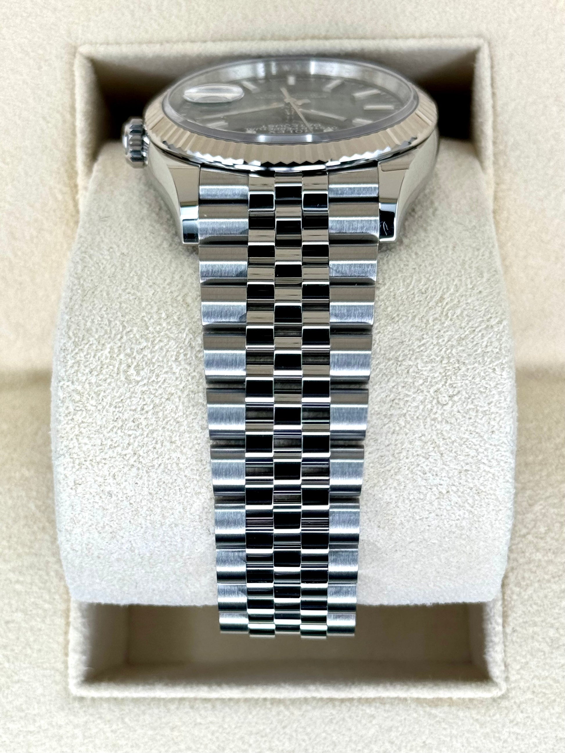 NEW 2023 Rolex Datejust 36mm 126234 Stainless Steel Jubilee Green Dial - MyWatchLLC