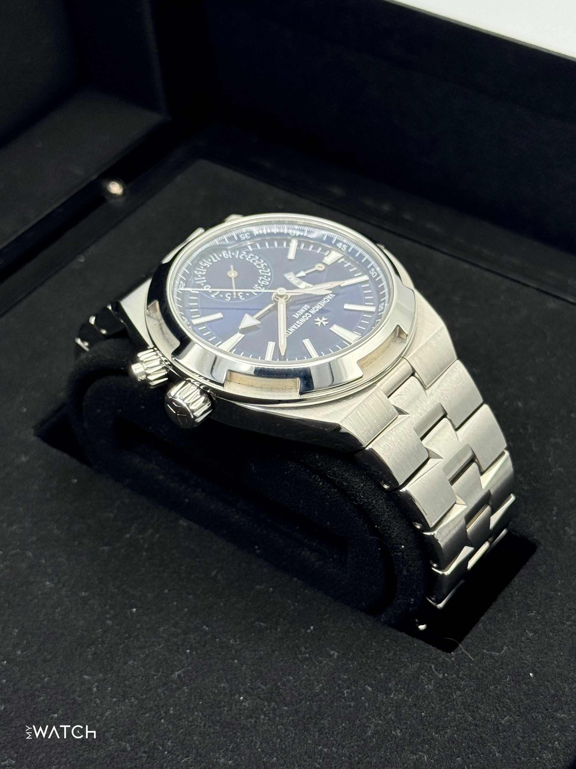 2023 Vacheron Constantin Overseas Dual Time 41mm 7900V Blue Dial - MyWatchLLC