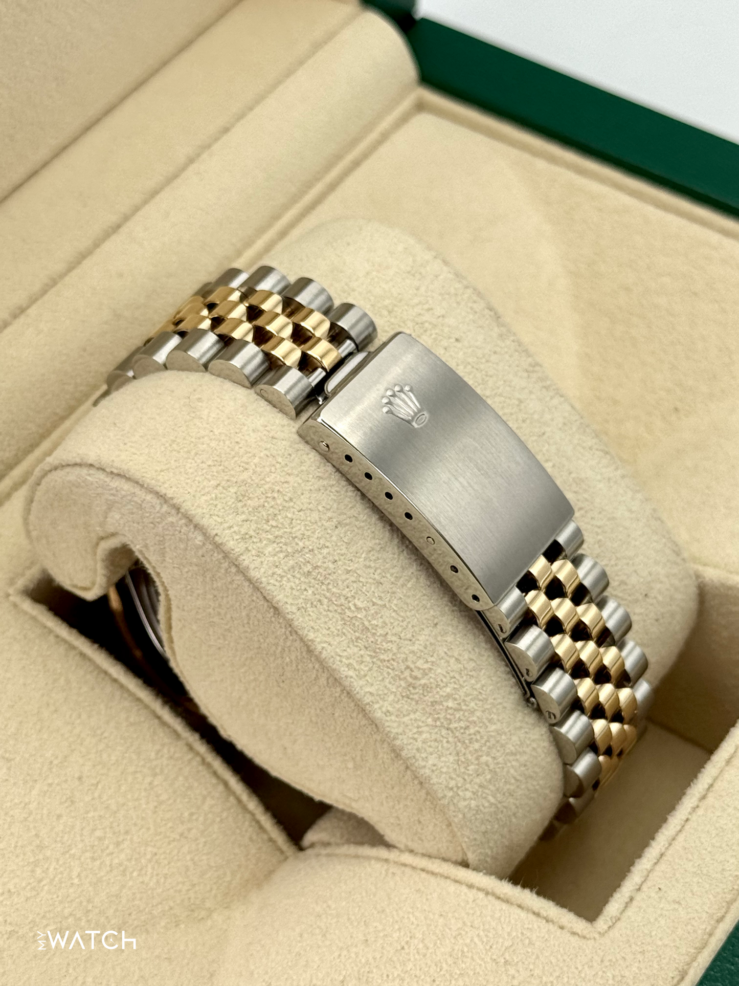 1988 Rolex GMT-Master II 40mm 16713 Two-Tone Jubilee Black Dial - MyWatchLLC