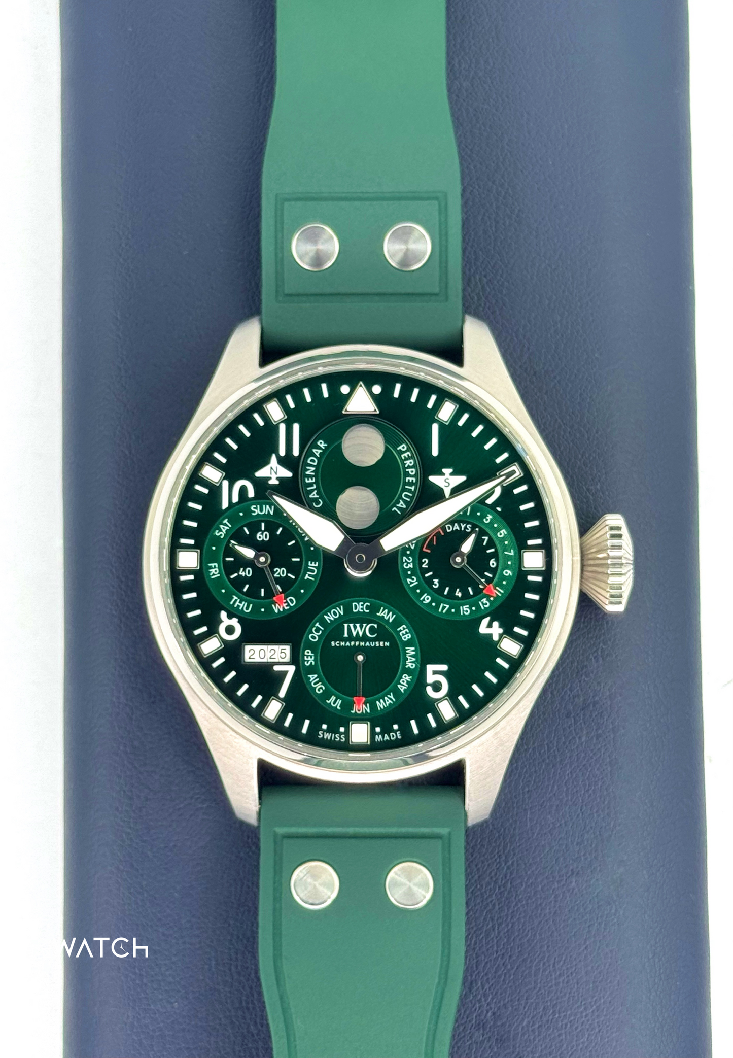 2023 IWC Pilot's Watch Perpetual Calendar 46.2mm IW503608 Green - MyWatchLLC