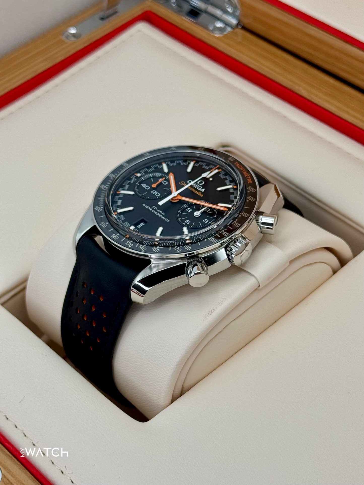 2022 Omega Speeedmaster Racing 44.2mm 329.32.44.51.01.001 Black Dial - MyWatchLLC