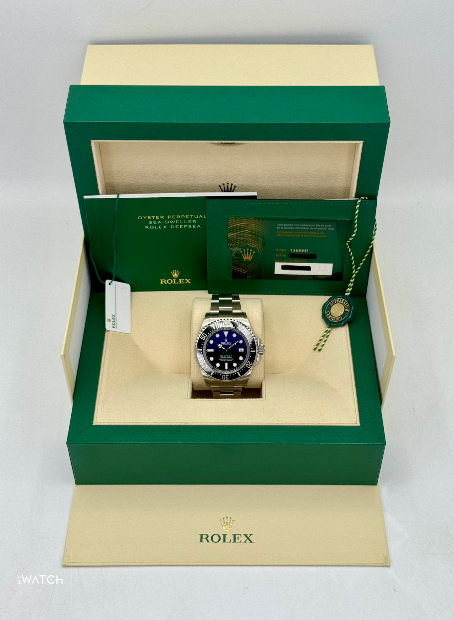 NEW 2024 Rolex Deepsea "James Cameron" 44mm 136660 Blue Dial - MyWatchLLC