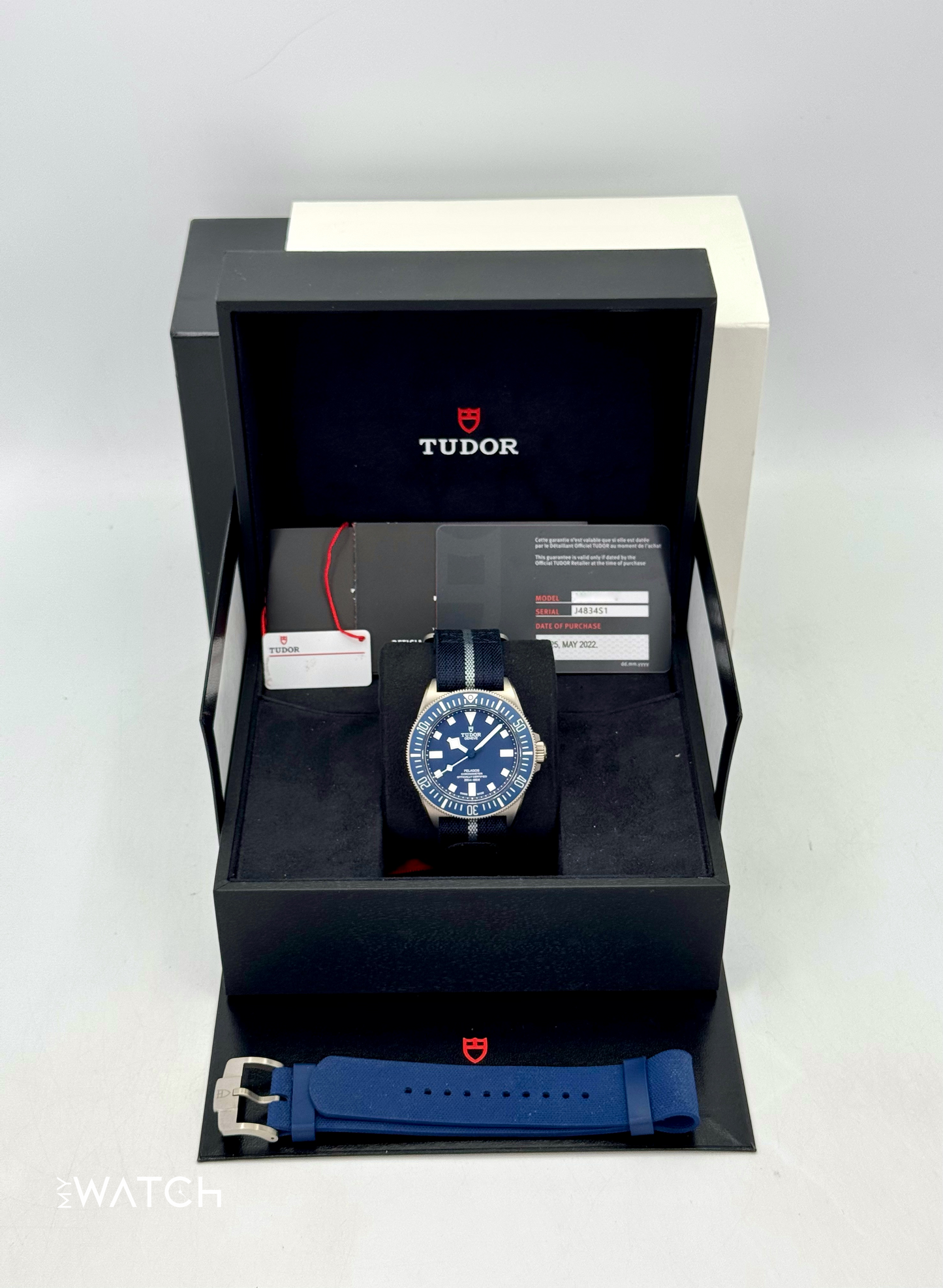 2022 Tudor Pelagos 42mm 25707B/22 Titanium Blue Dial - MyWatchLLC