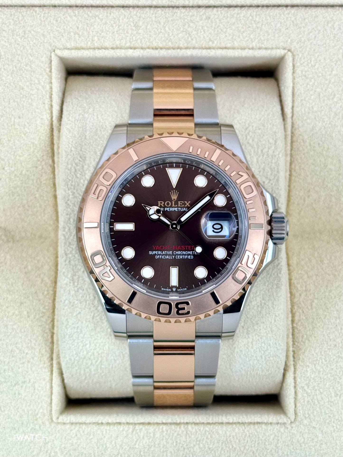 2023 Rolex Yacht-Master 40mm 126621 Two-Tone Chocolate Dial - MyWatchLLC