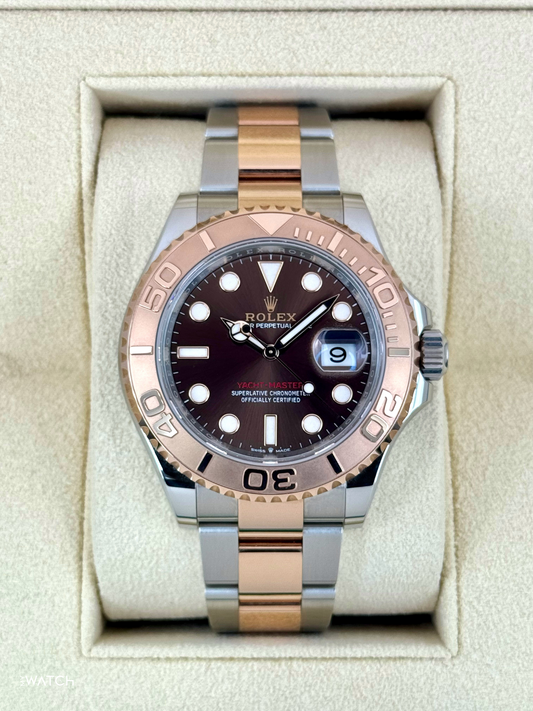 2023 Rolex Yacht-Master 40mm 126621 Two-Tone Chocolate Dial - MyWatchLLC