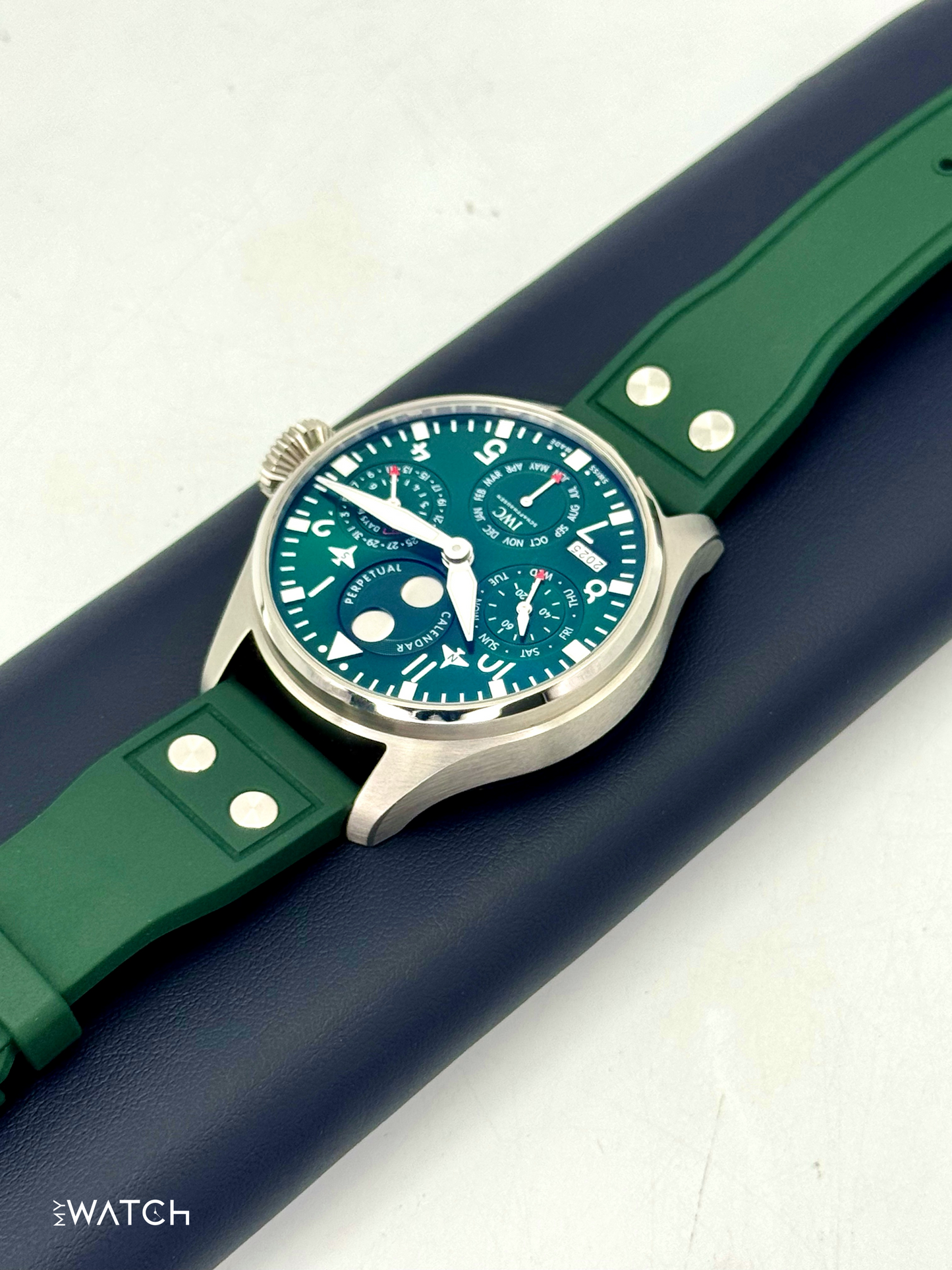 2023 IWC Pilot's Watch Perpetual Calendar 46.2mm IW503608 Green - MyWatchLLC