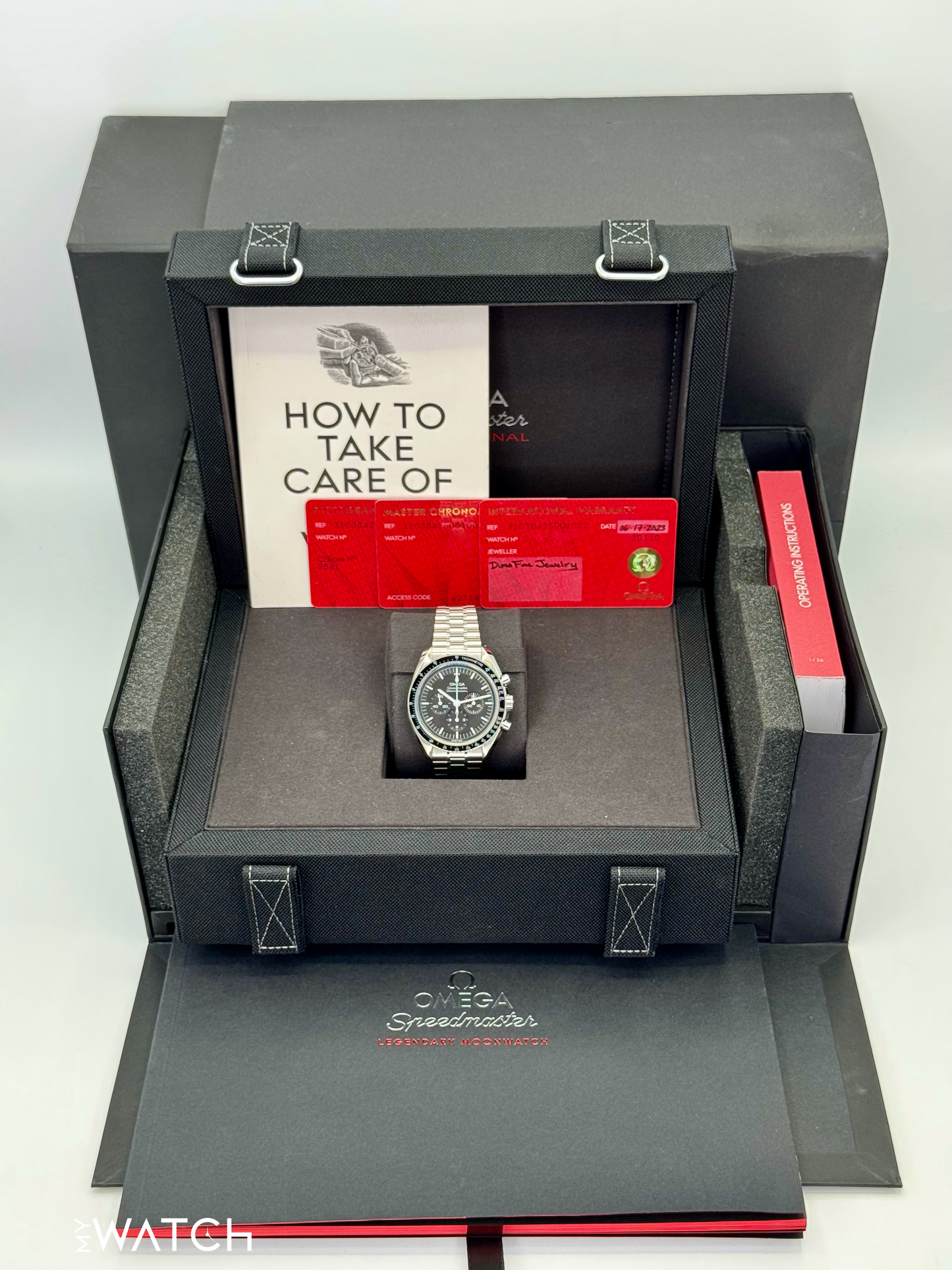 2023 Omega 42mm 310.30.42.50.01.002 Speedmaster Moonwatch Pro - MyWatchLLC