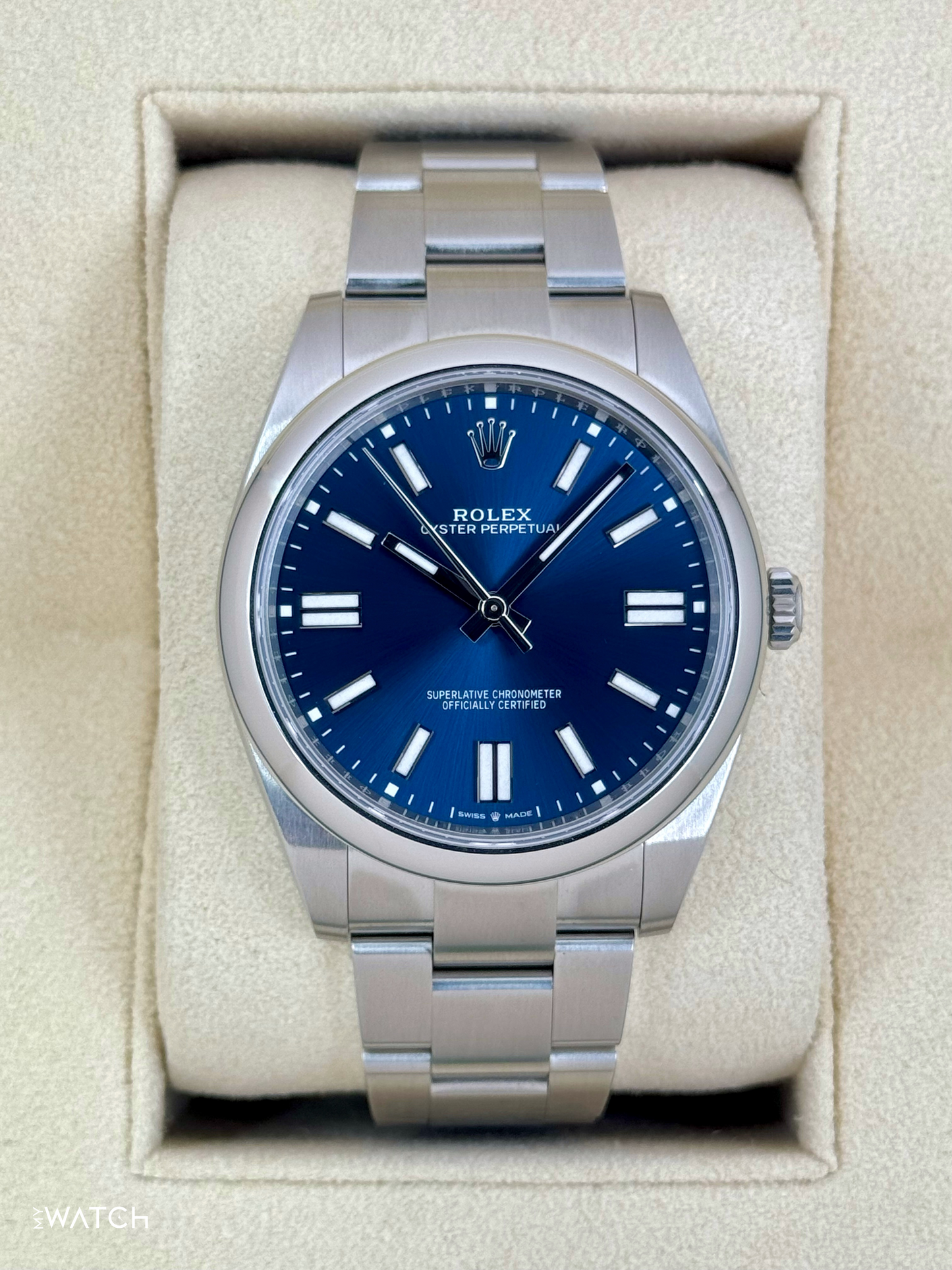 2025 Rolex Oyster Perpetual 41mm 124300 Blue Dial - MyWatchLLC