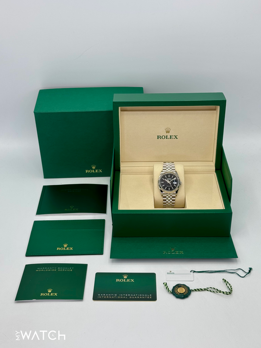 NEW 2025 Rolex Datejust 36mm 126234 Stainless Steel Jubilee Black Dial - MyWatchLLC