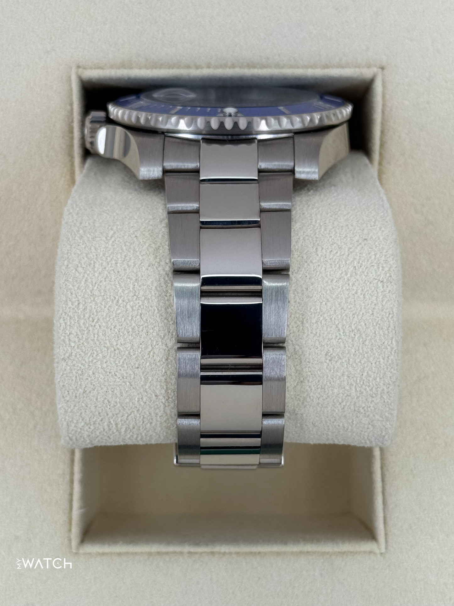 2018 Rolex Submariner "Smurf" 40mm 116619LB White Gold Blue Dial - MyWatchLLC