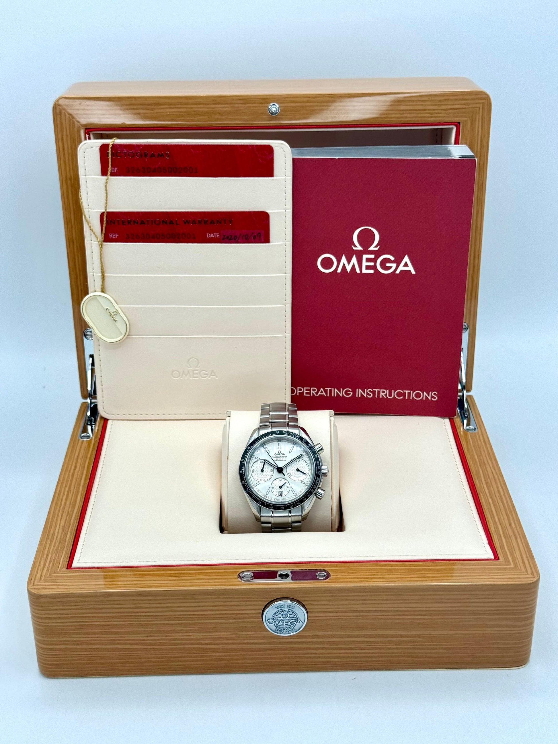 2020 Omega Speeedmaster Racing 40mm 326.30.40.5002.001 White Dial - MyWatchLLC