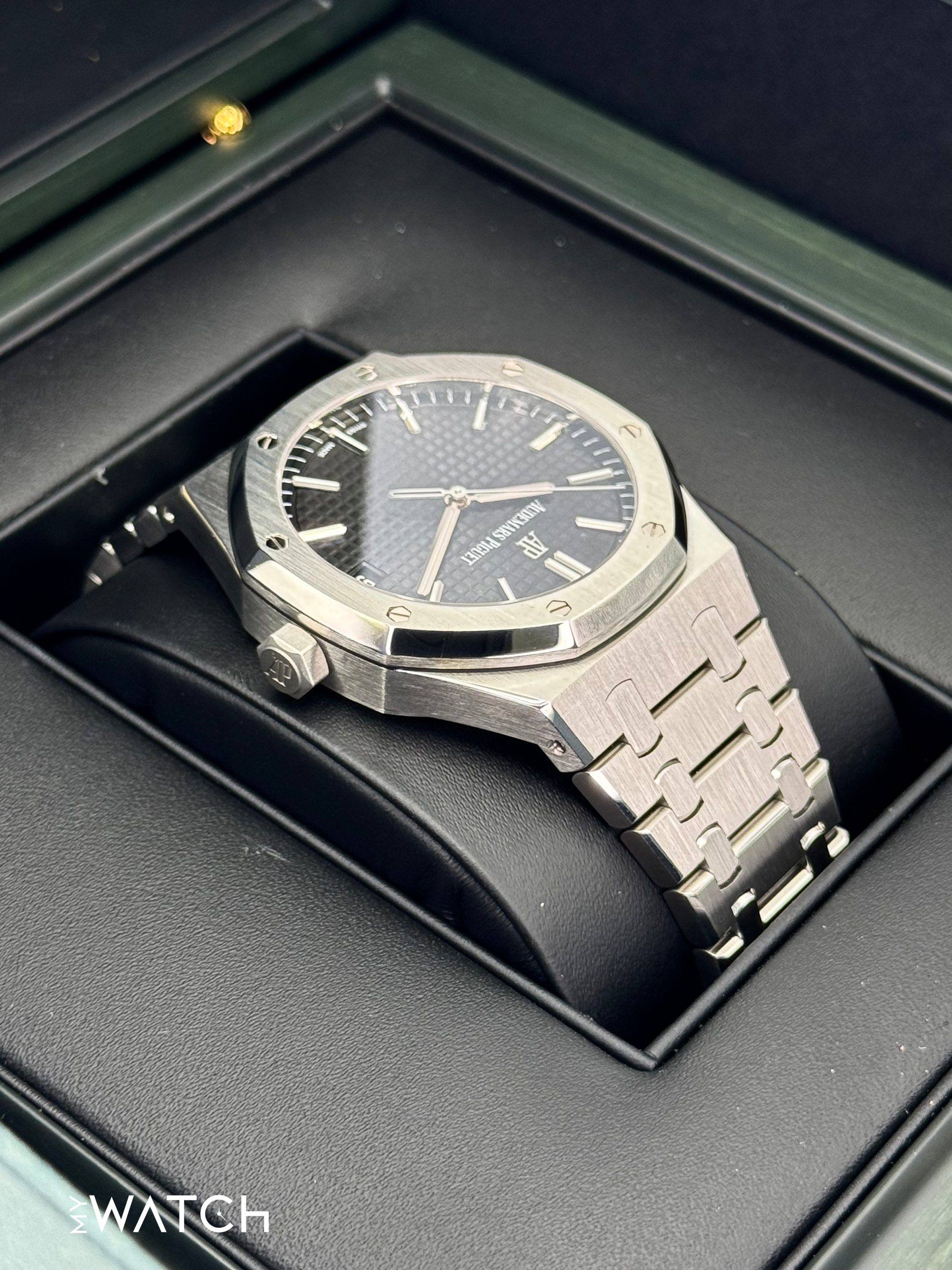 2022 Audemars Piguet Royal Oak 41mm 15500ST Black Dial - MyWatchLLC