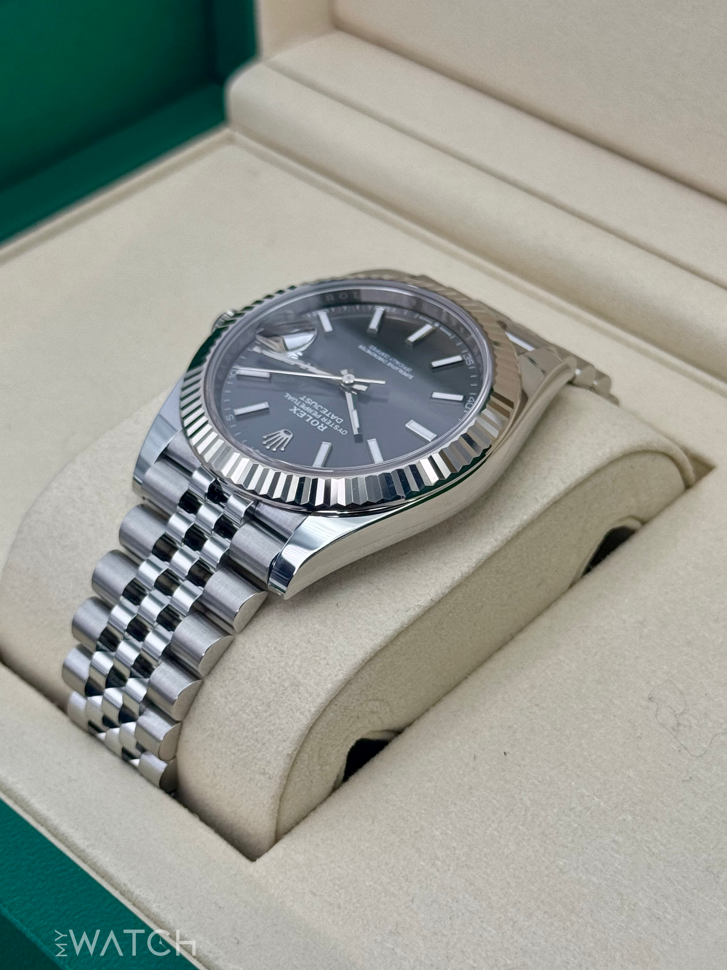 NEW 2025 Rolex Datejust 41mm 126334 Stainless Steel Jubilee Rhodium Dial - MyWatchLLC